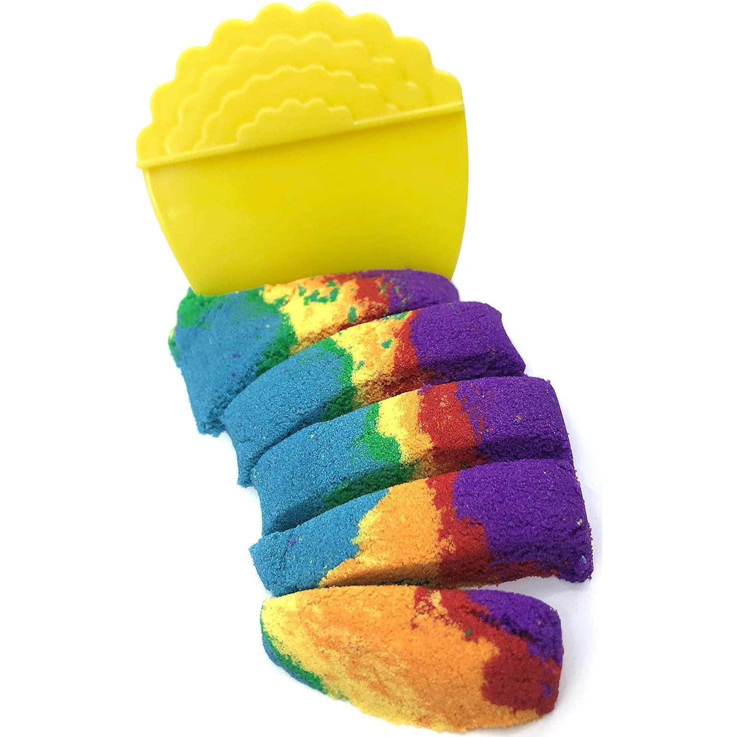 Tarro de Arena Arcoíris Cra-Z-Sand 544g con Herramienta Sorpresa