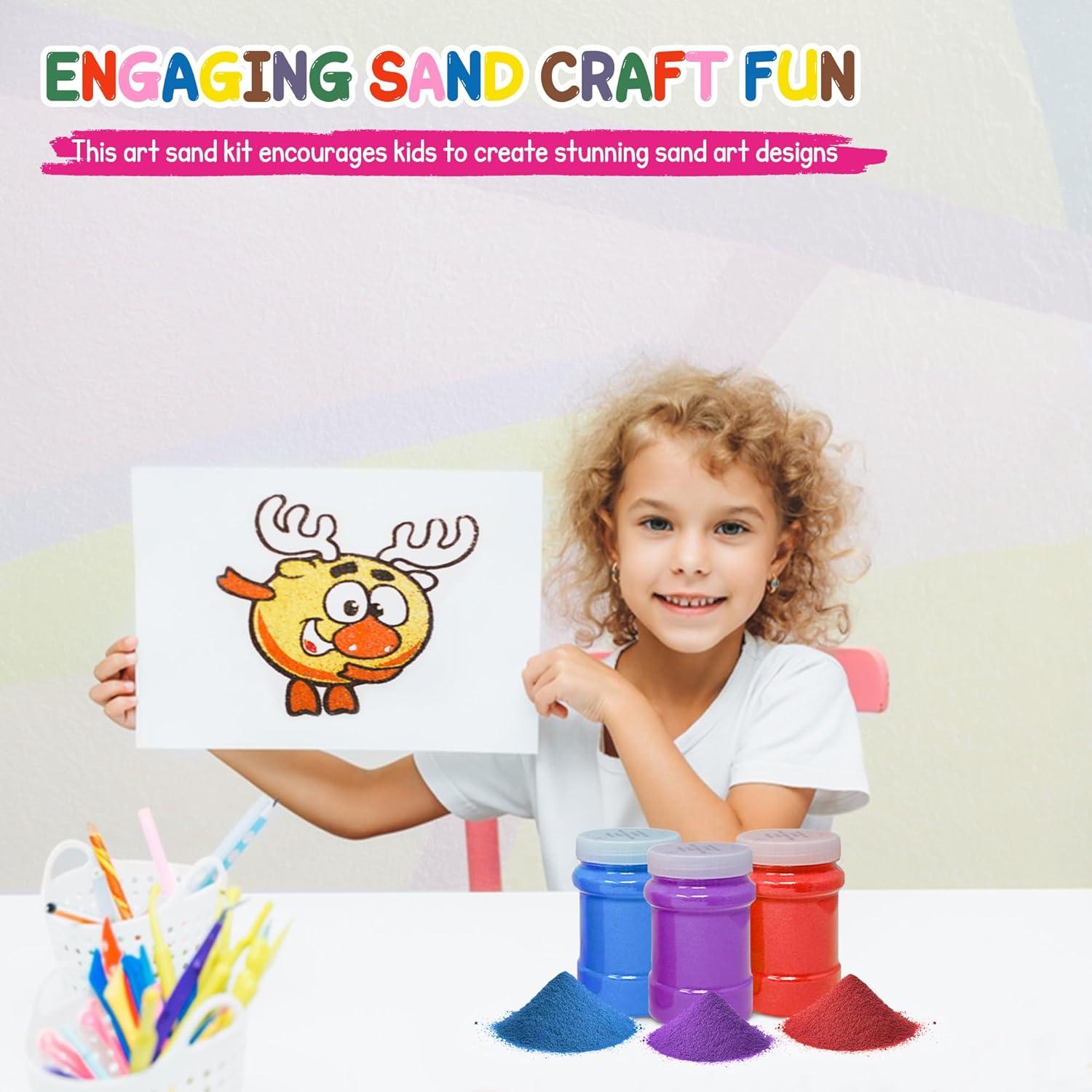 Arena de Color 7.48 kg 4E's Novelty 12 Colores Artísticos