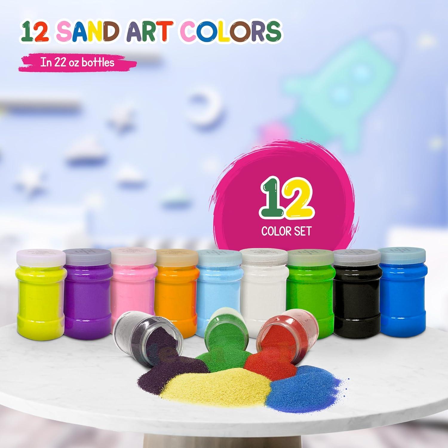 Arena de Color 7.48 kg 4E's Novelty 12 Colores Artísticos