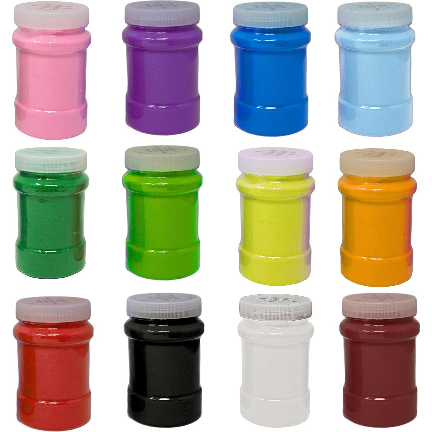 Arena de Color 7.48 kg 4E's Novelty 12 Colores Artísticos