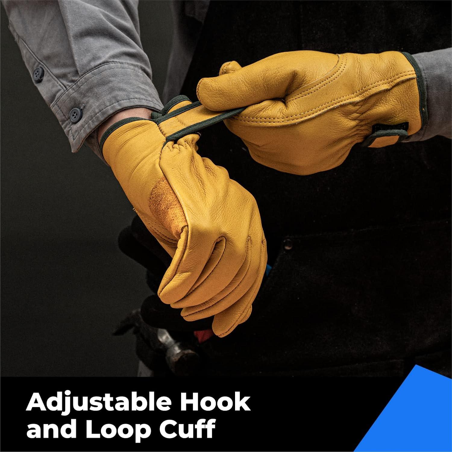 Guantes de Trabajo Toolant de Cuero Invierno T. Pequeño