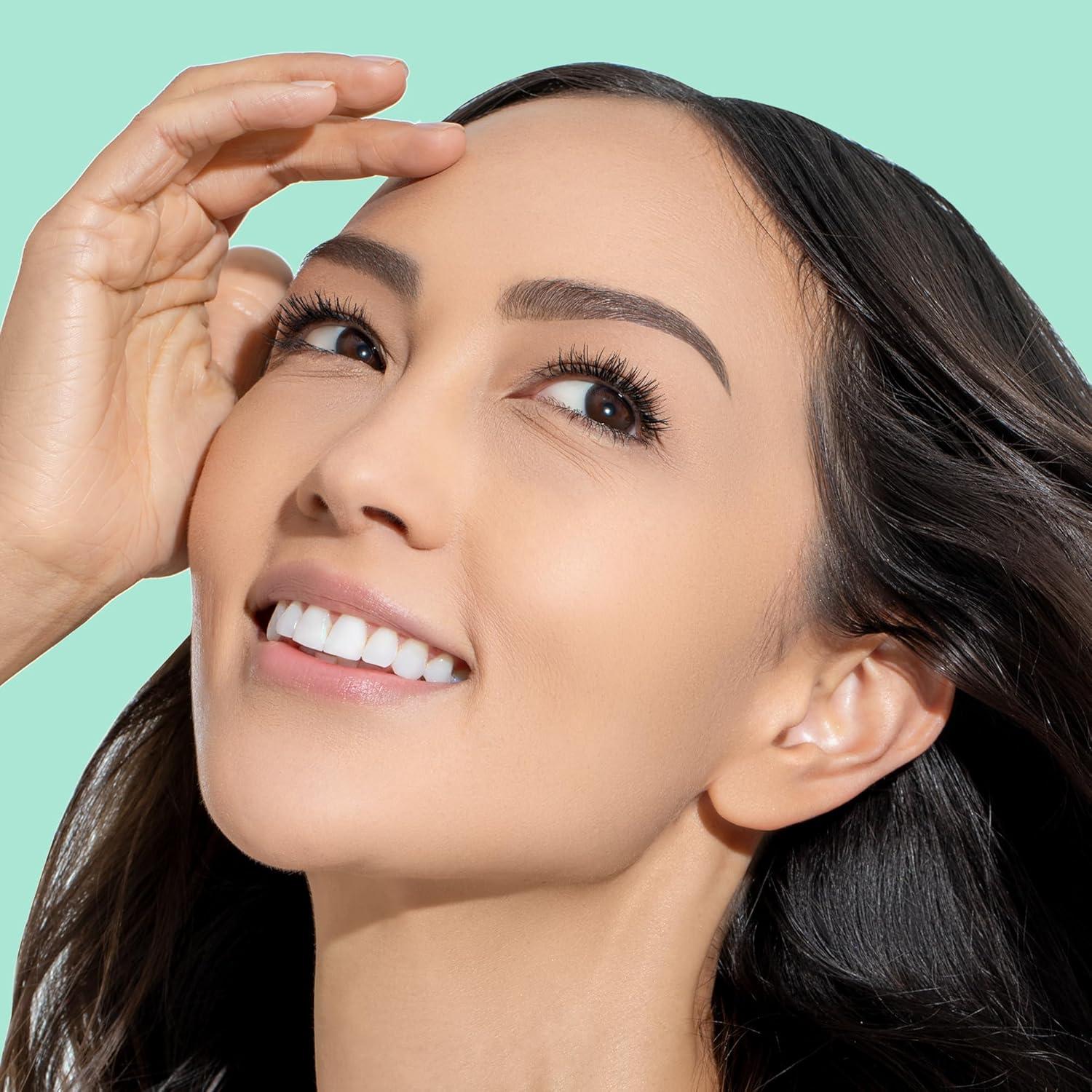 Enhance and Define Megawear Mascara, Gentle Gel Volumizing Formula that Promotes Full & Healthy Lashes, Enriched with Soy Protein & Panthenol, Cruelty-Free & Vegan - Black