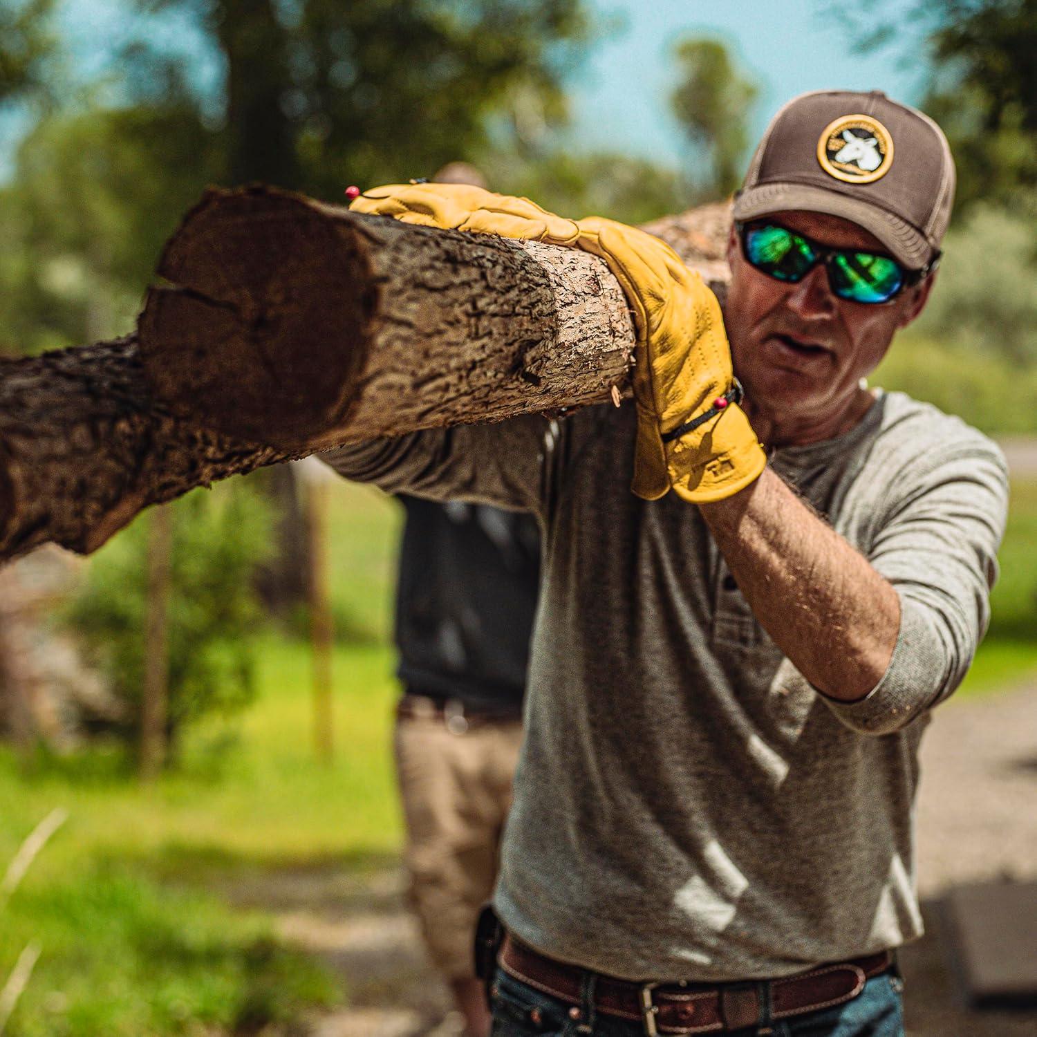 Guantes de Cuero Wells Lamont 1132S Pequeños Ajustables
