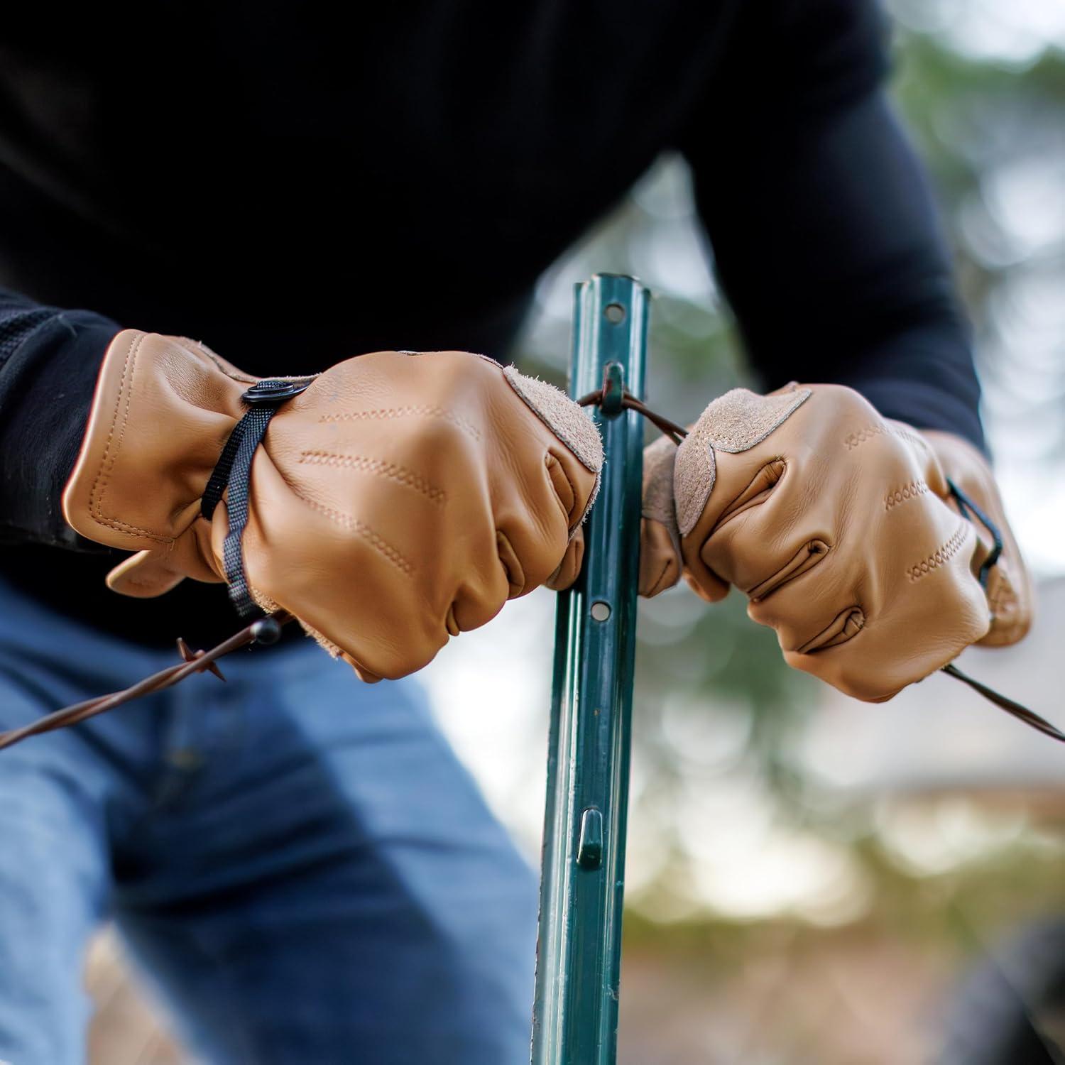 Guantes de trabajo Wells Lamont 1140XL cuero vaca X-Large