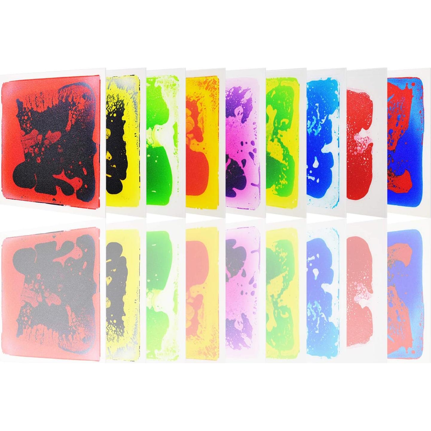 Centros de Juego Sensoriales Liquid Fusion Art3d - 9 Azulejos 30.48 cm