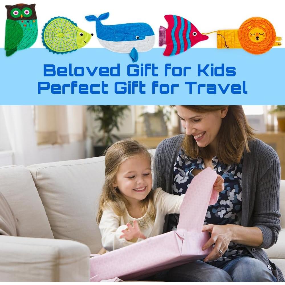 Alfombra Sensorial de Laberinto de Canicas Inbeby - 5 Pcs Animales