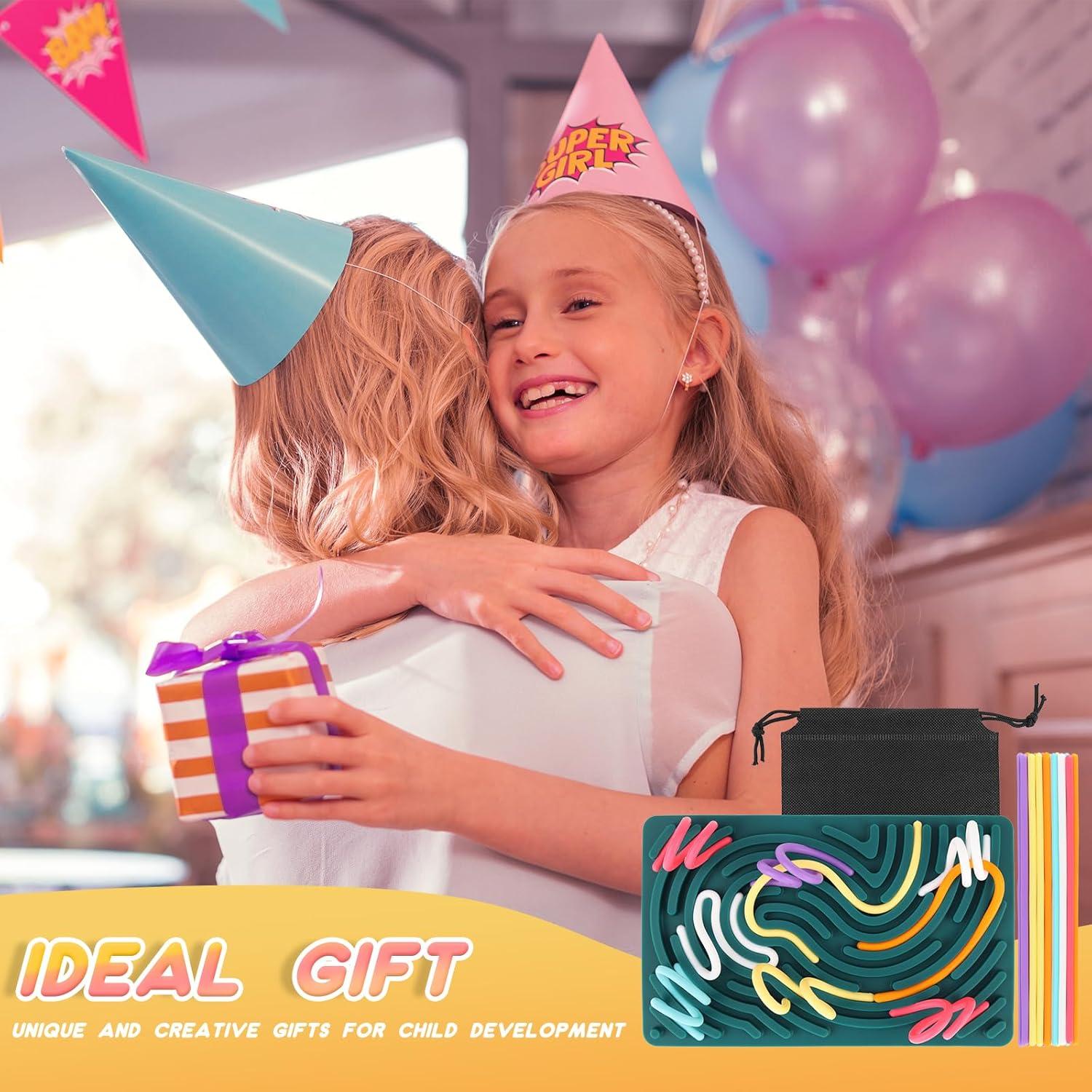 Tablero de Actividad Sensorial Antiestrés 20 Cuerdas Verde