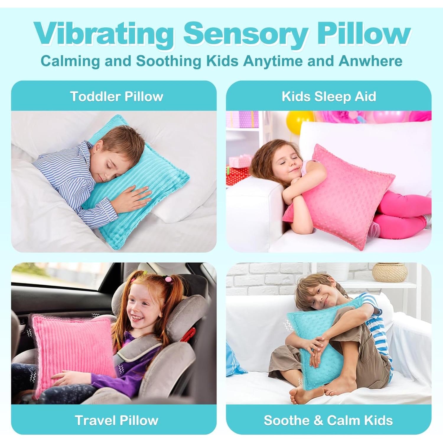 Almohada Sensorial Vibrante Subao 30 cm + Juguete Musical 36 cm