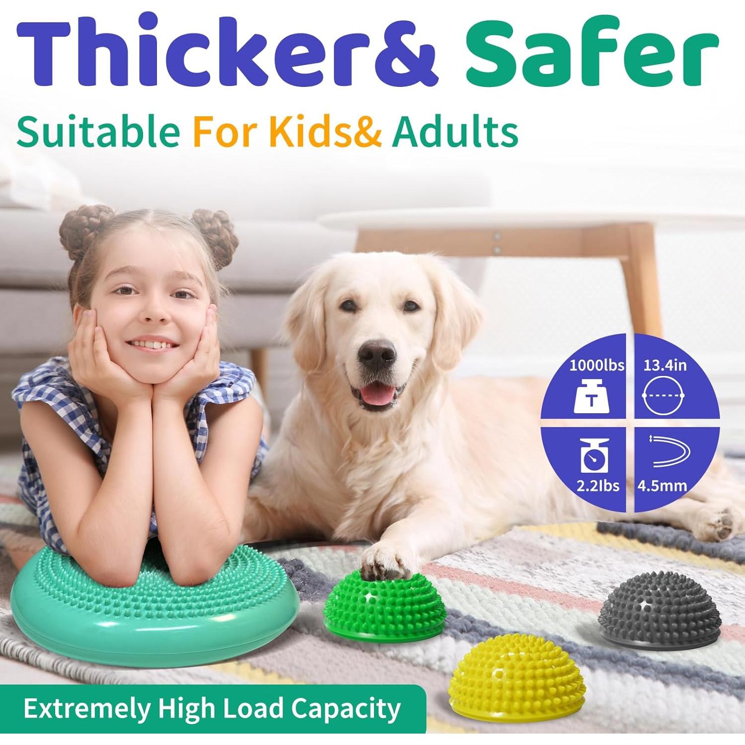 Juego de Cojines Inestables Biguphate - 4 Pods y Disco 34cm