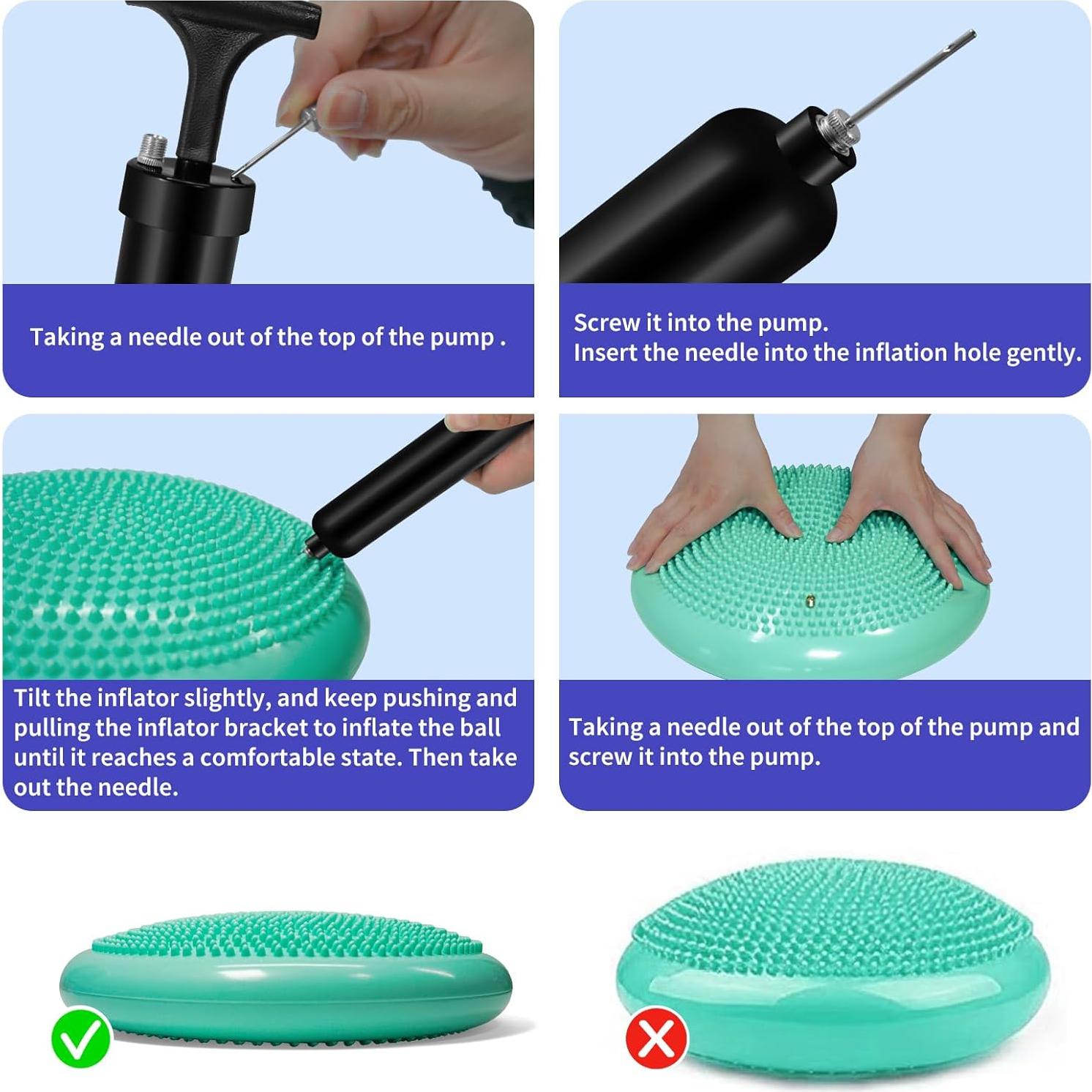 Juego de Cojines Inestables Biguphate - 4 Pods y Disco 34cm