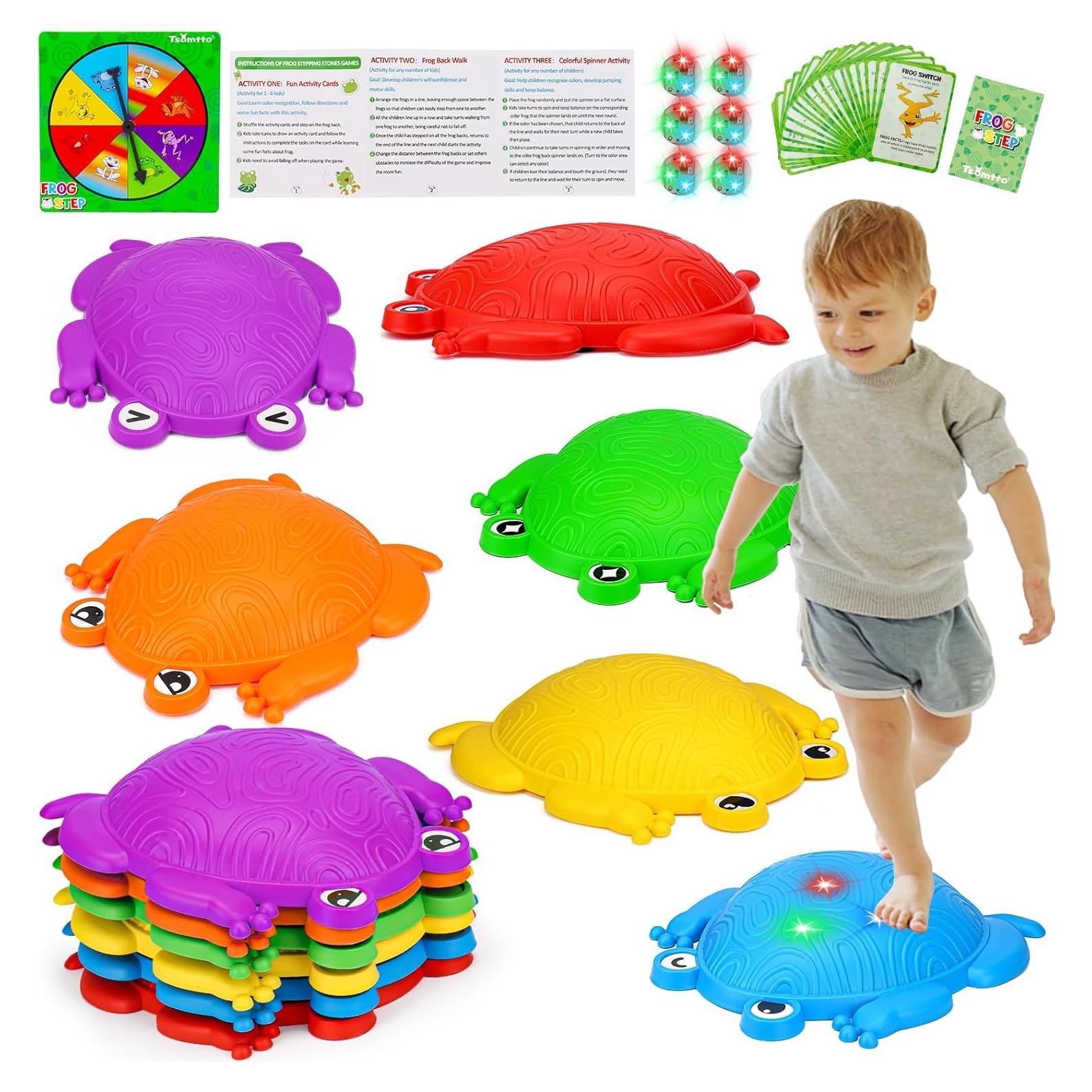 Juego de Piedras de Equilibrio Tsomtto 6 Piezas para Niños 3-8 Años