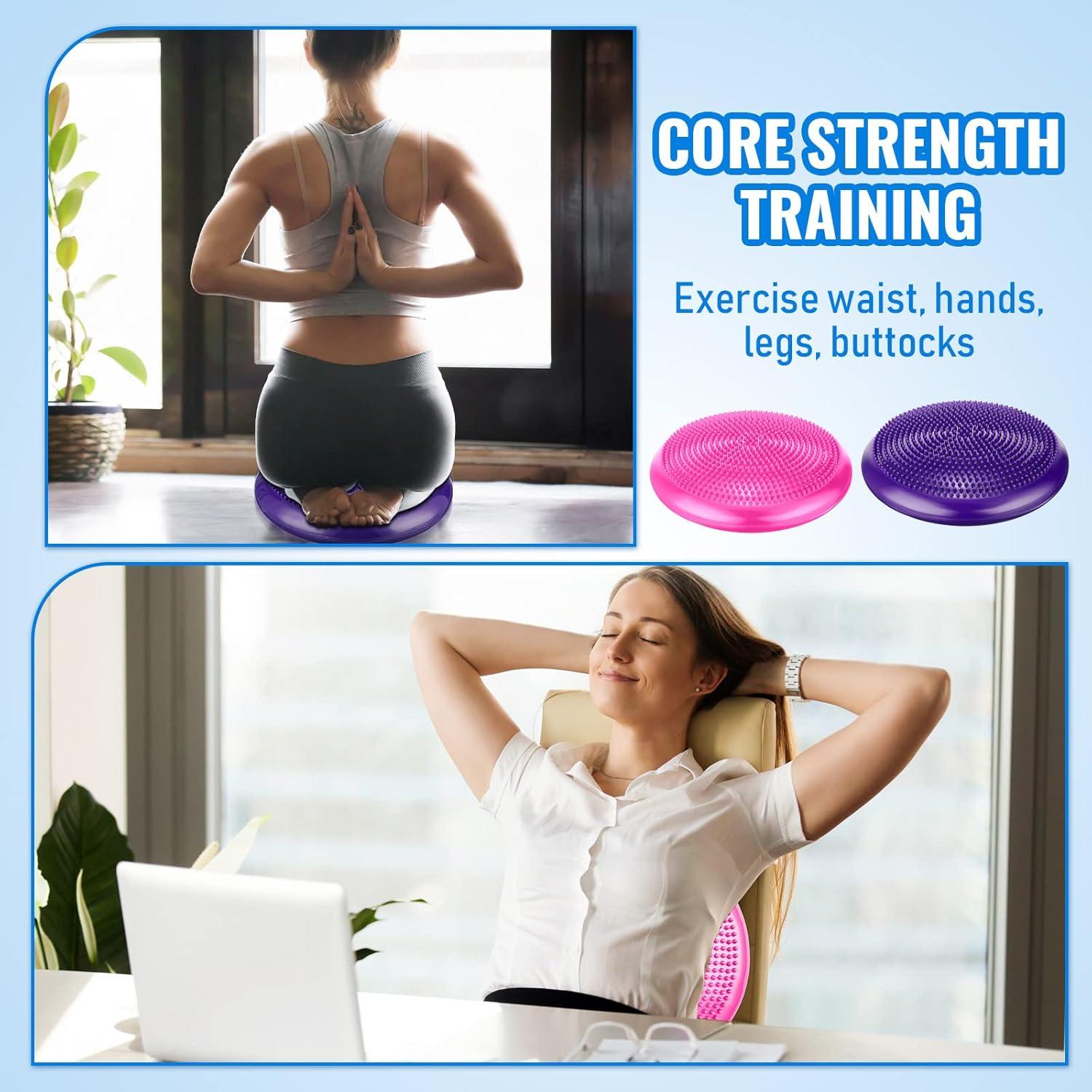 Cojín de Inestabilidad Leitee 3 Pcs para Ejercicio 34 cm