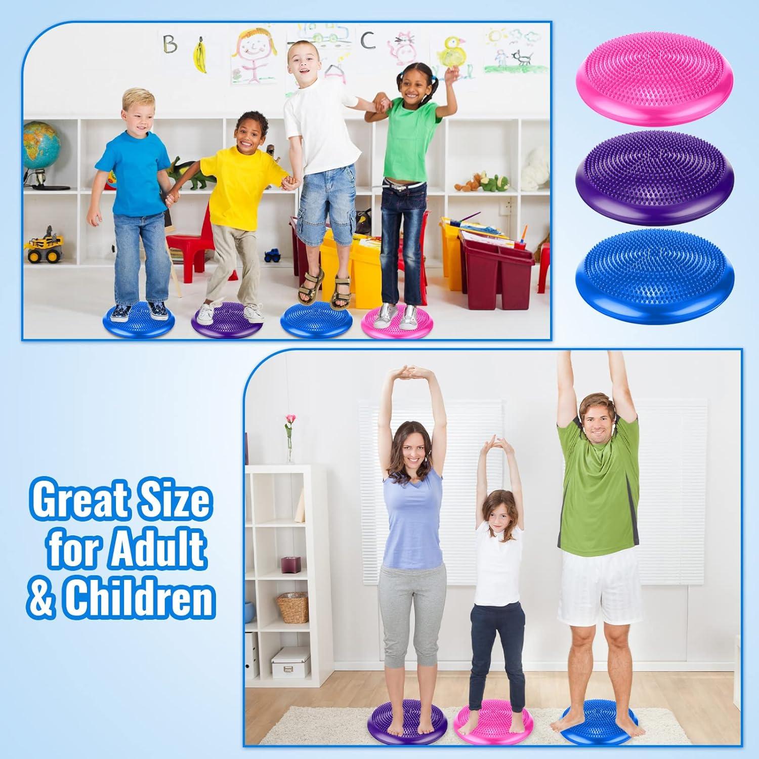 Cojín de Inestabilidad Leitee 3 Pcs para Ejercicio 34 cm