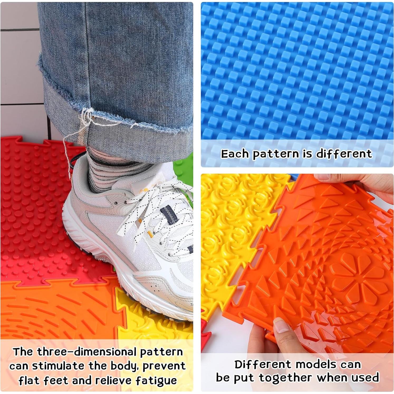 Alfombra Sensorial 7 Piezas Maitys para Niños Autistas