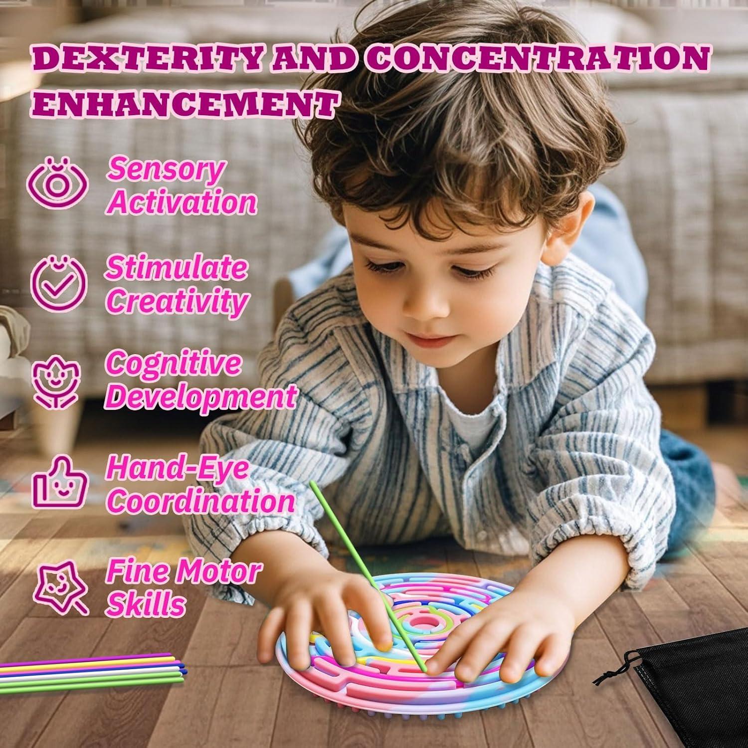 Tablero de Actividad Sensorial YANCIN para Niños y Adultos - Alivio TDAH y Ansiedad