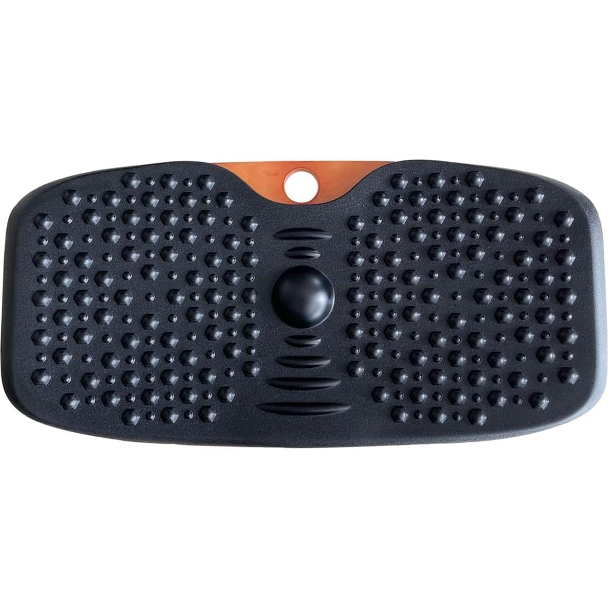 Alfombrilla de Confort Zealtop para Escritorio de Pie - Negro/Naranja