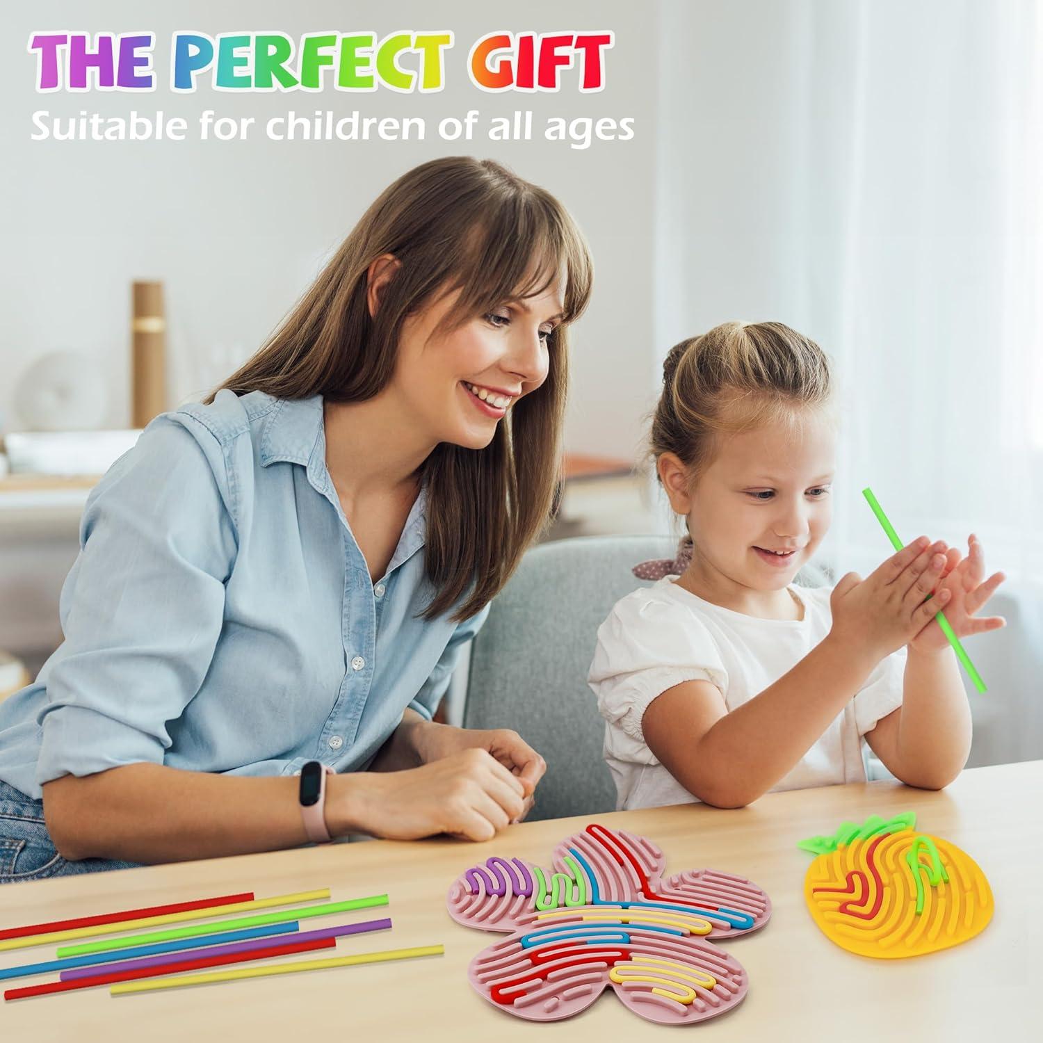 Tablero Sensorial Doble Cara JooKiddie 2PCS 20 Cuerdas Silicona