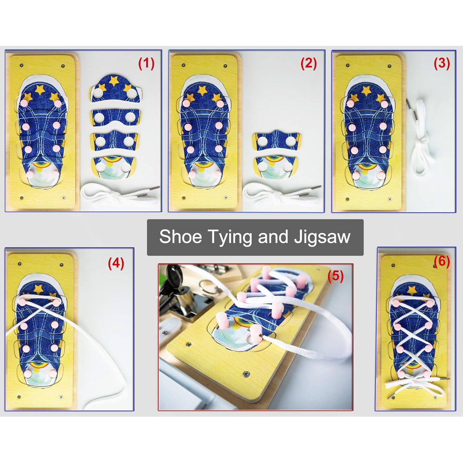 Tablero Ocupado Montessori Danemort 40x29 cm Juguete Educativo