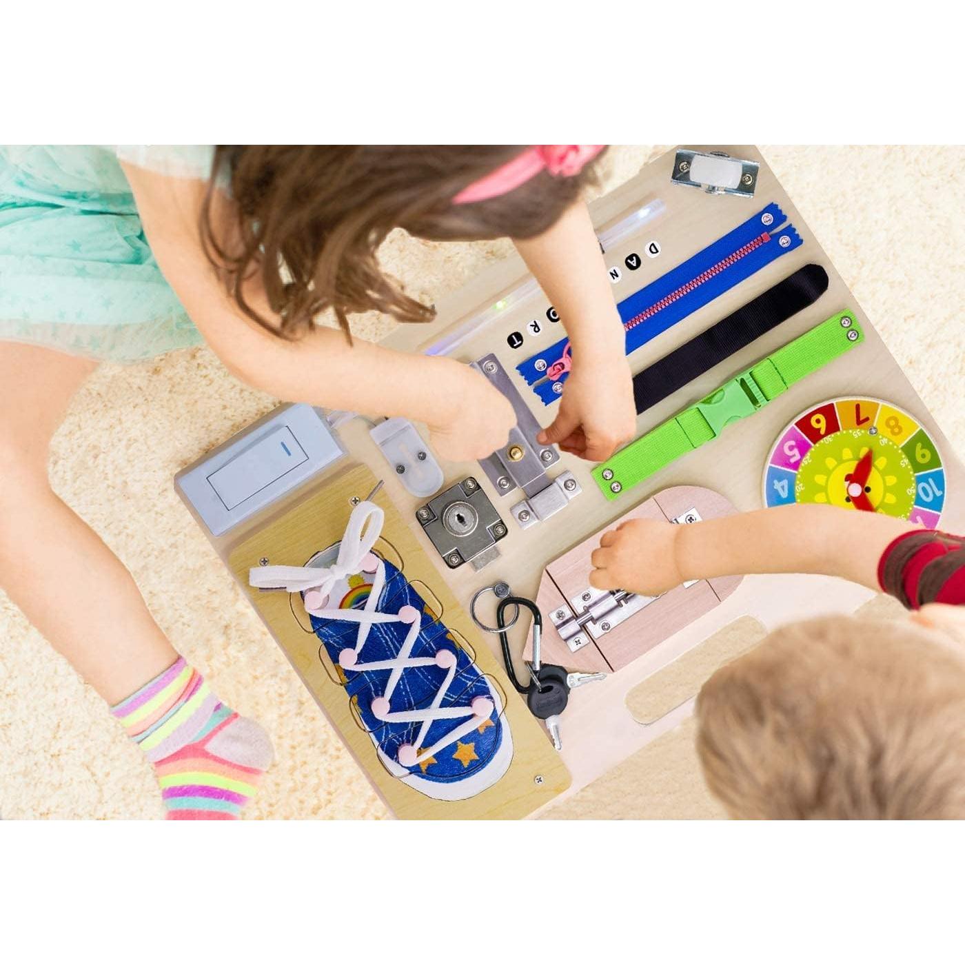 Tablero Ocupado Montessori Danemort 40x29 cm Juguete Educativo