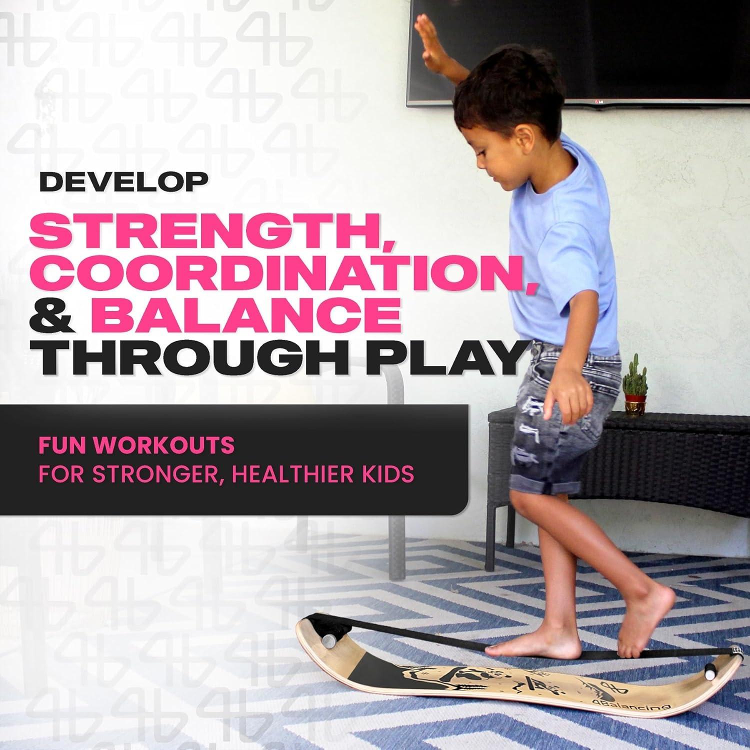 Tabla de Equilibrio 4Balancing para Niños - Madera Inestable 80cm