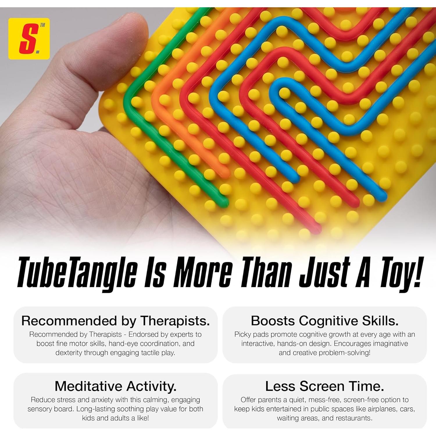 Fidget Pad Spintek Toys - Tablero Sensorial Antiestrés 17.8x12.7cm