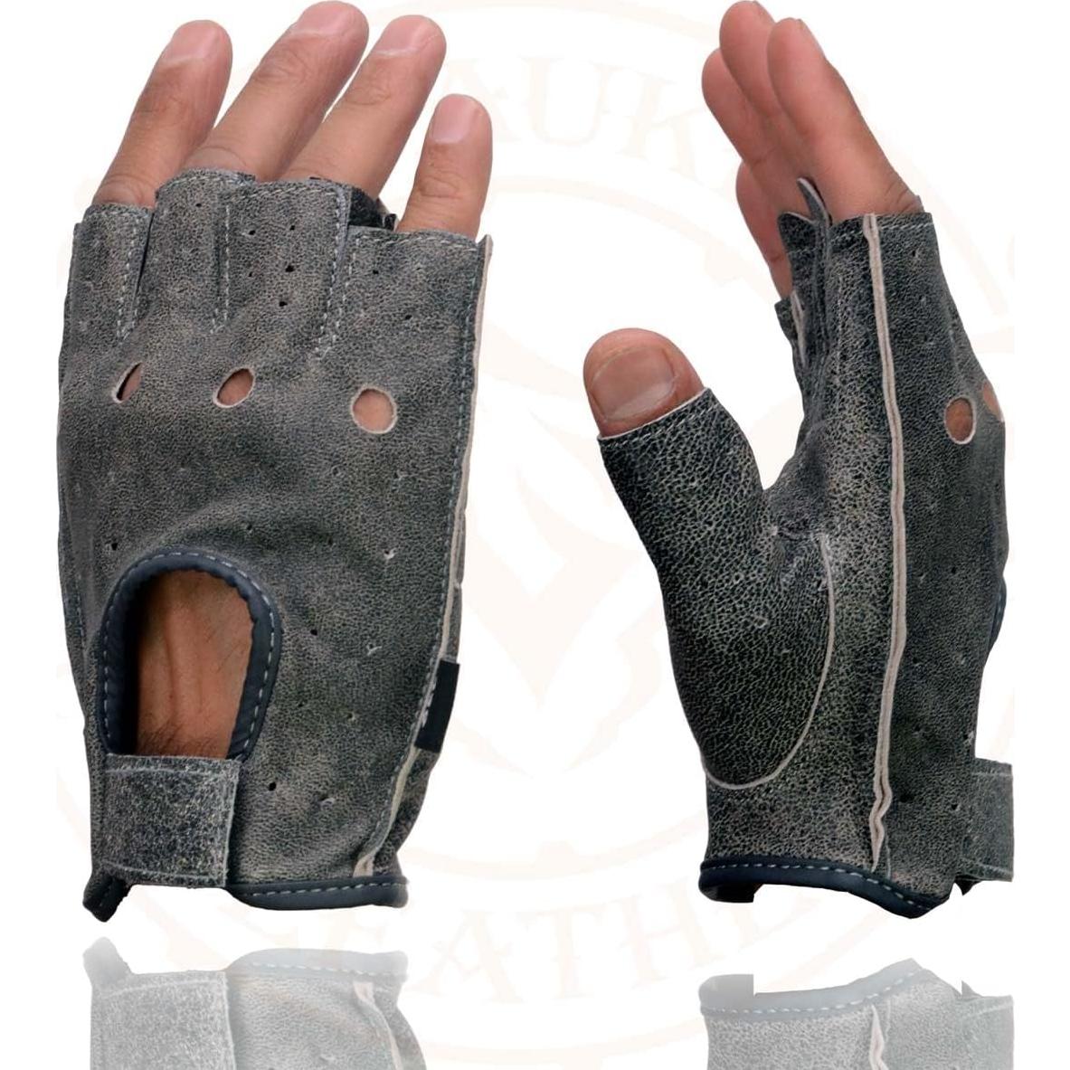 Guantes de Moto Milwaukee Leather MG7557 con Palma de Gel