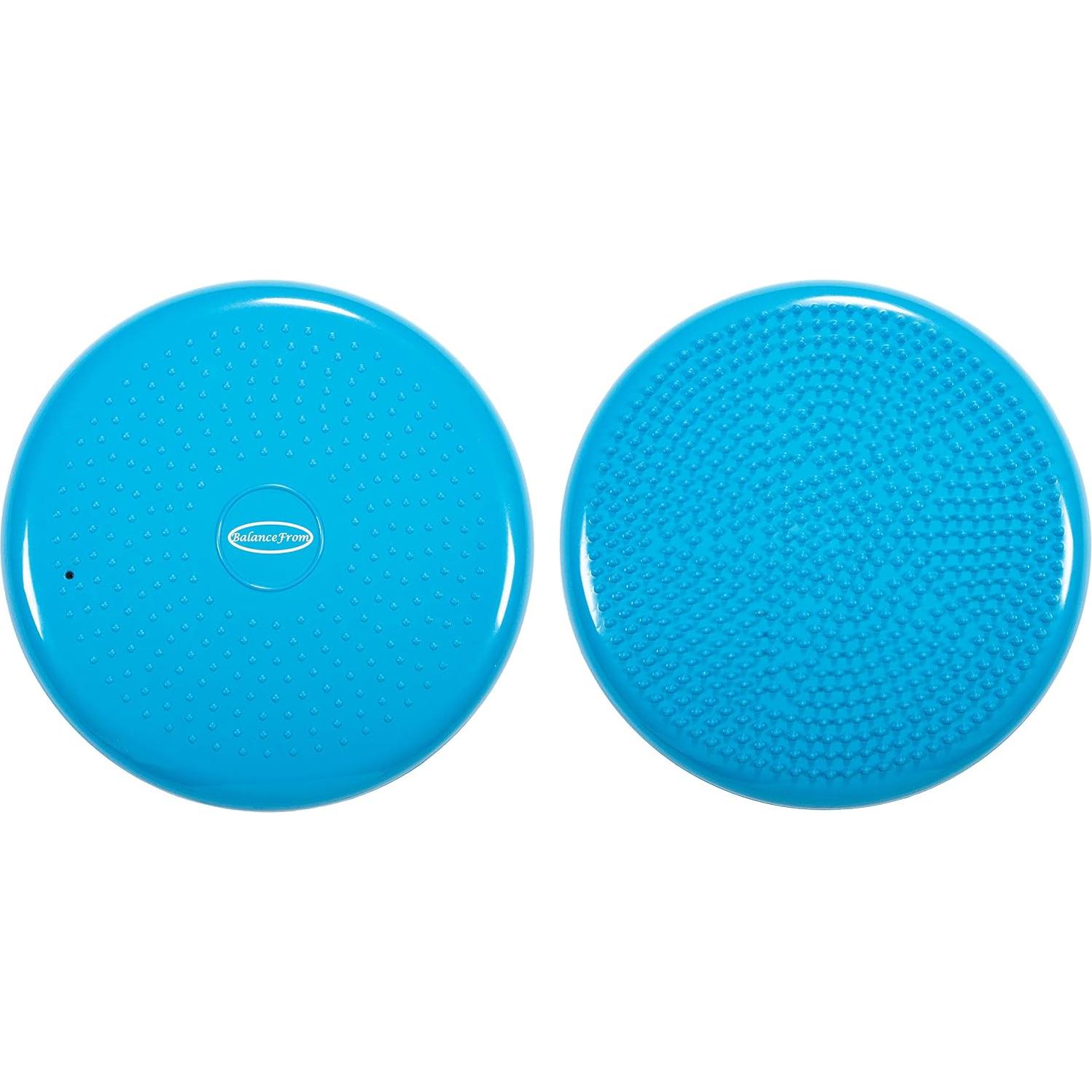 Disco de Equilibrio Fitvids 33 cm con Bomba Manual Azul