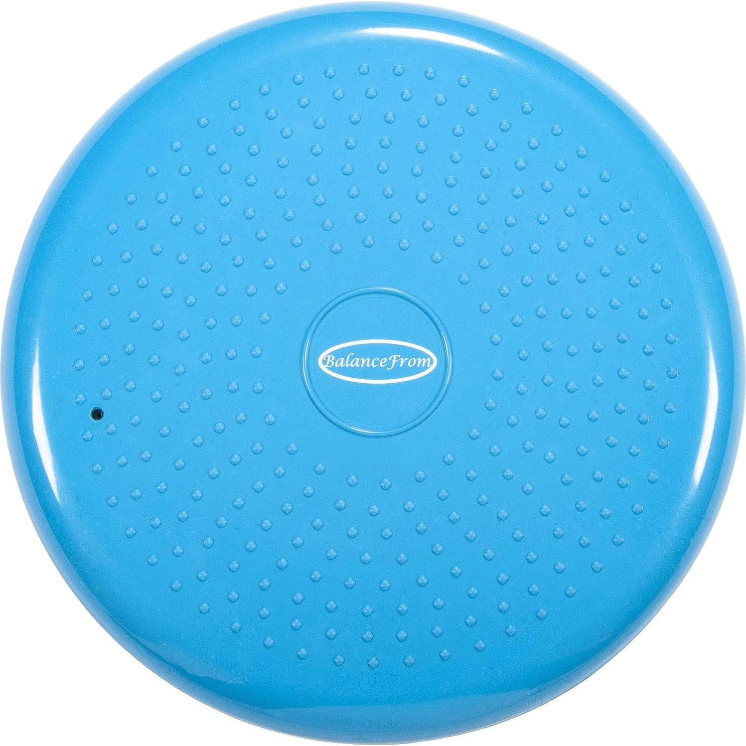 Disco de Equilibrio Fitvids 33 cm con Bomba Manual Azul