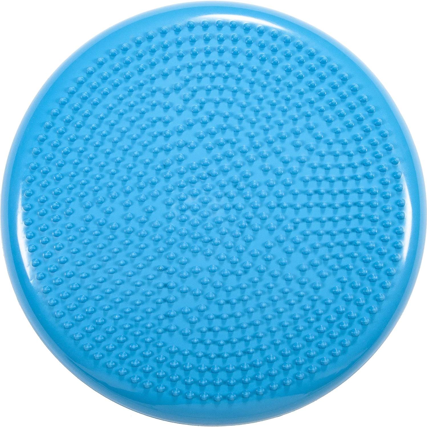 Disco de Equilibrio Fitvids 33 cm con Bomba Manual Azul