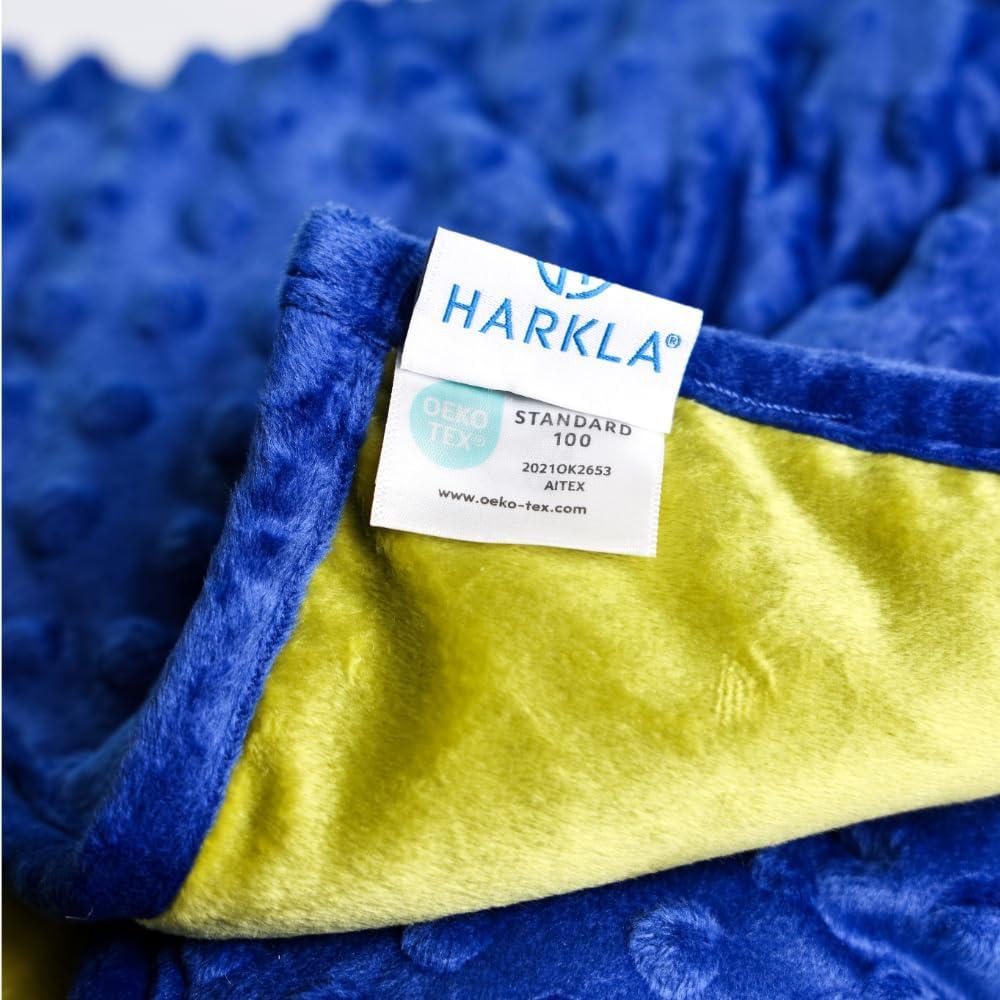 Almohadilla con Peso Harkla para Niños 45x53 cm Azul Profundo