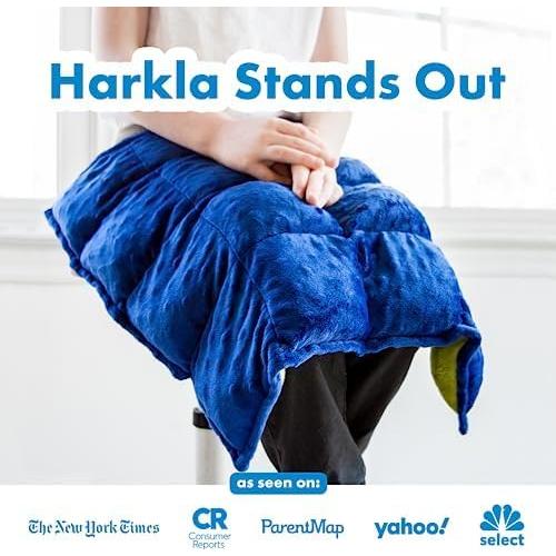 Almohadilla con Peso Harkla para Niños 45x53 cm Azul Profundo