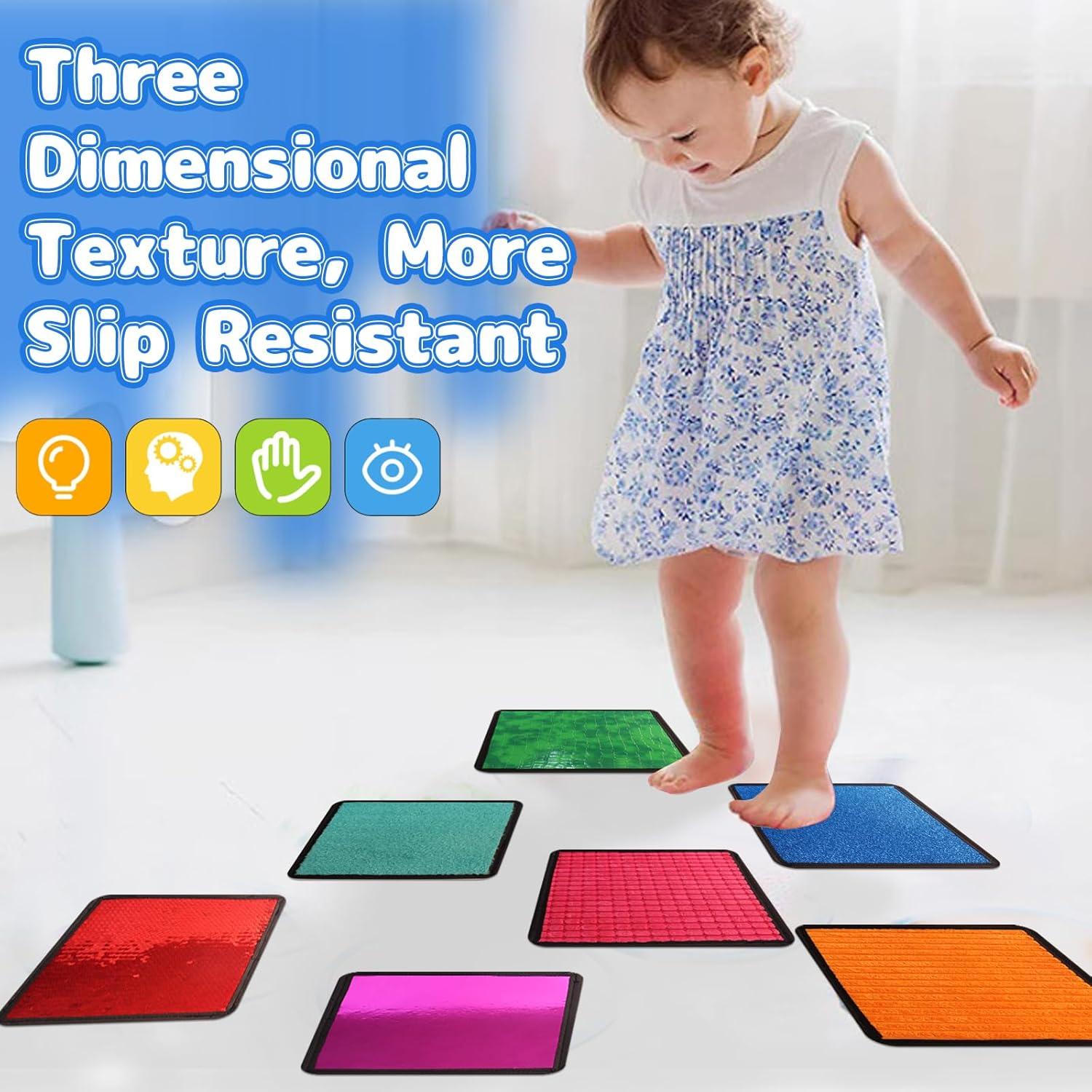 Mats Sensoriales VIESMUMU 16 PCS para Niños Autistas