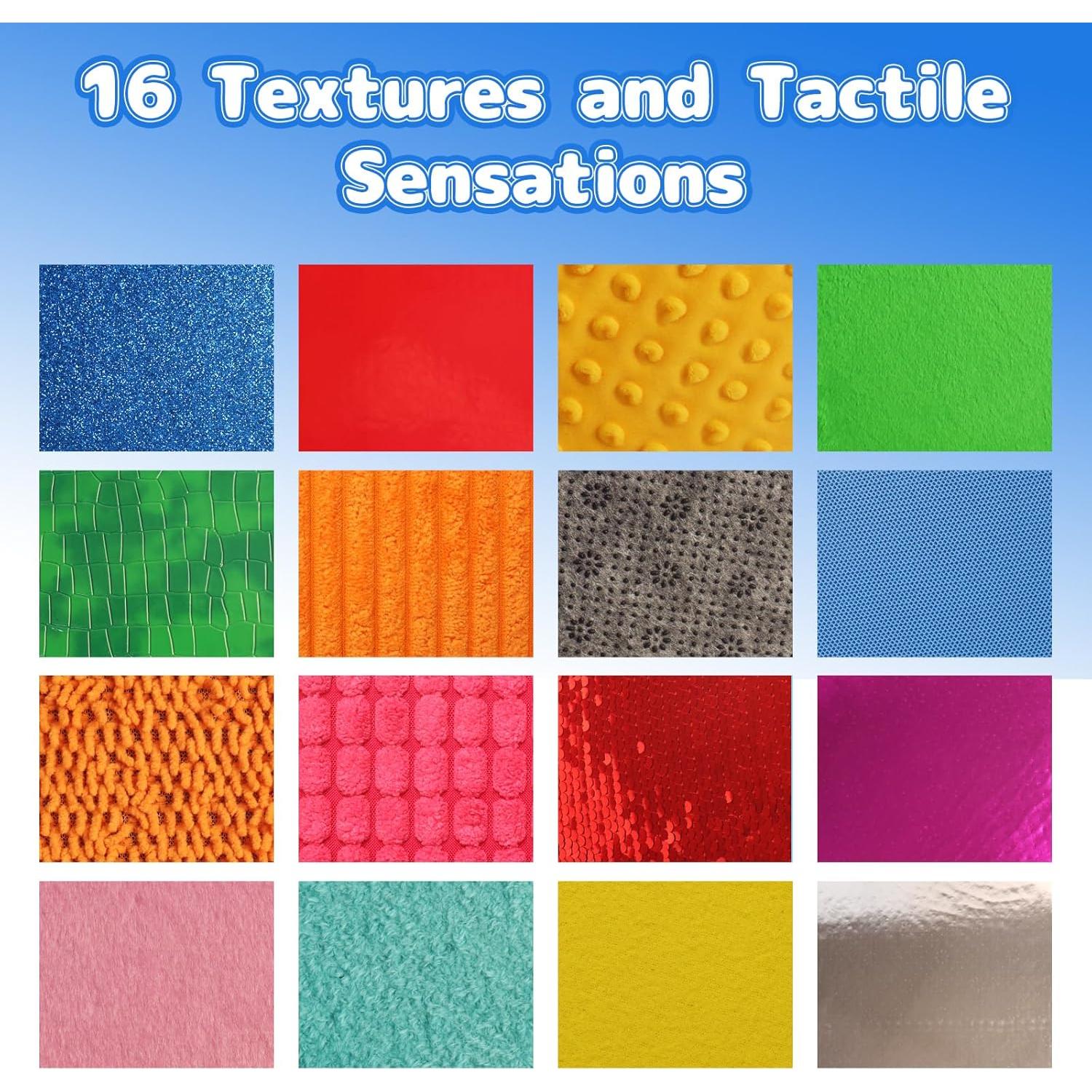 Mats Sensoriales VIESMUMU 16 PCS para Niños Autistas