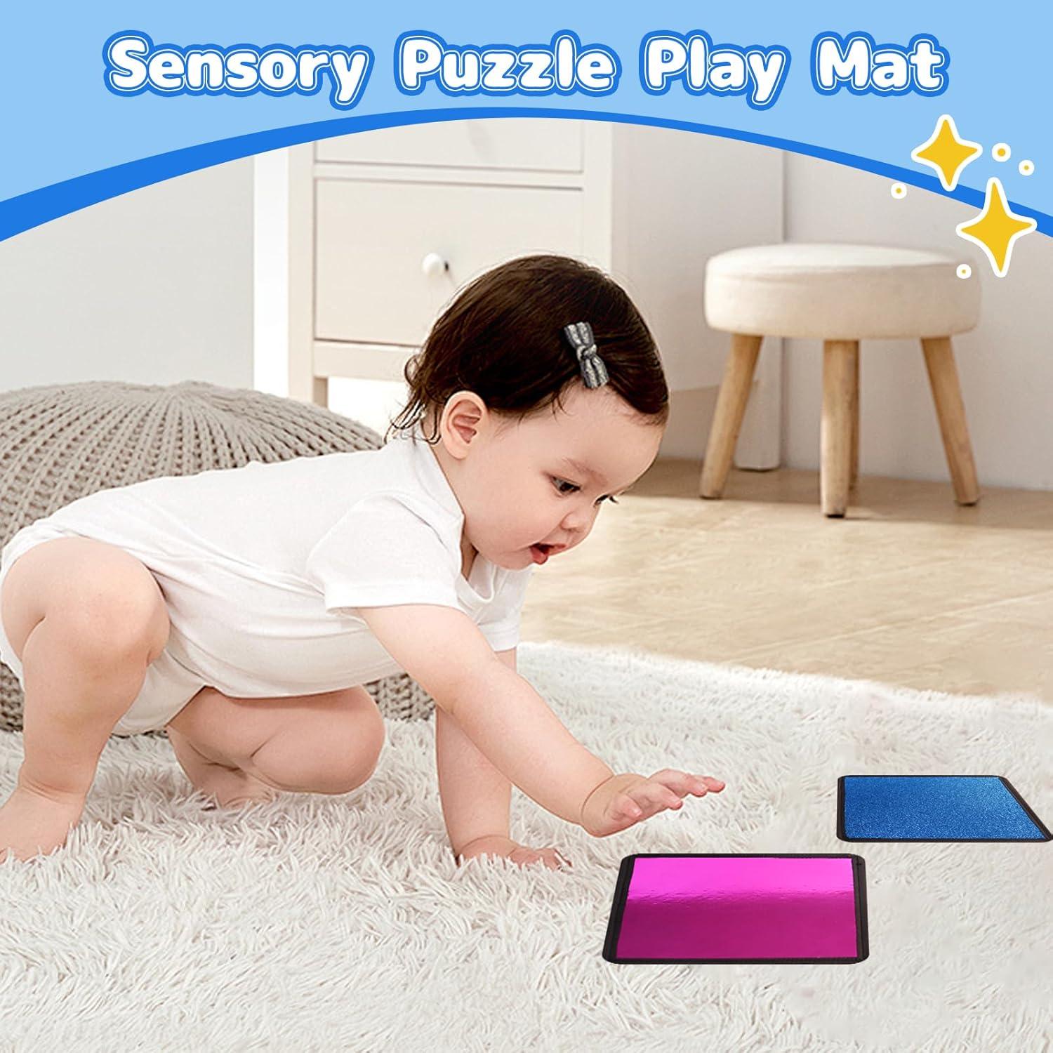 Mats Sensoriales VIESMUMU 16 PCS para Niños Autistas