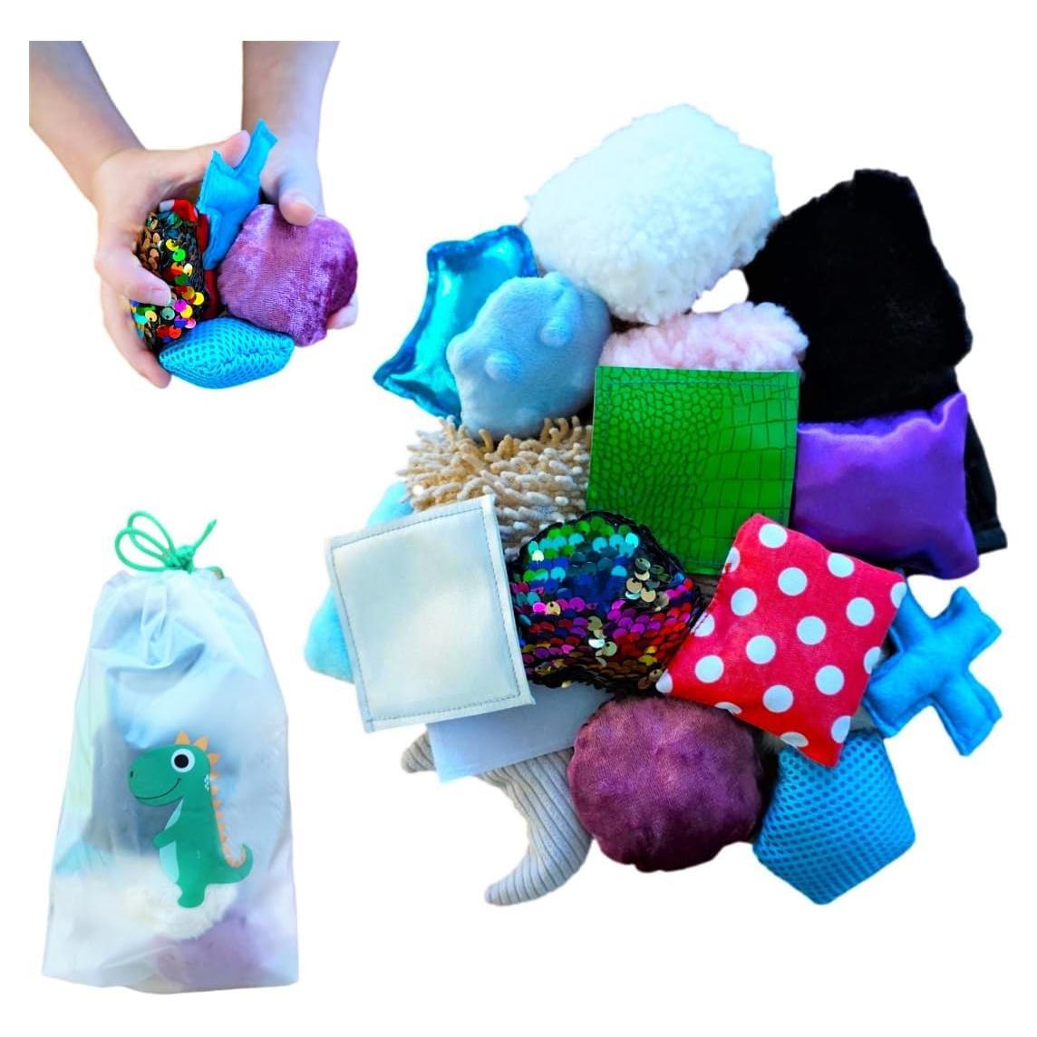 Bolsa de Azulejos Sensoriales Sensory4U - 20 Texturas para Niños