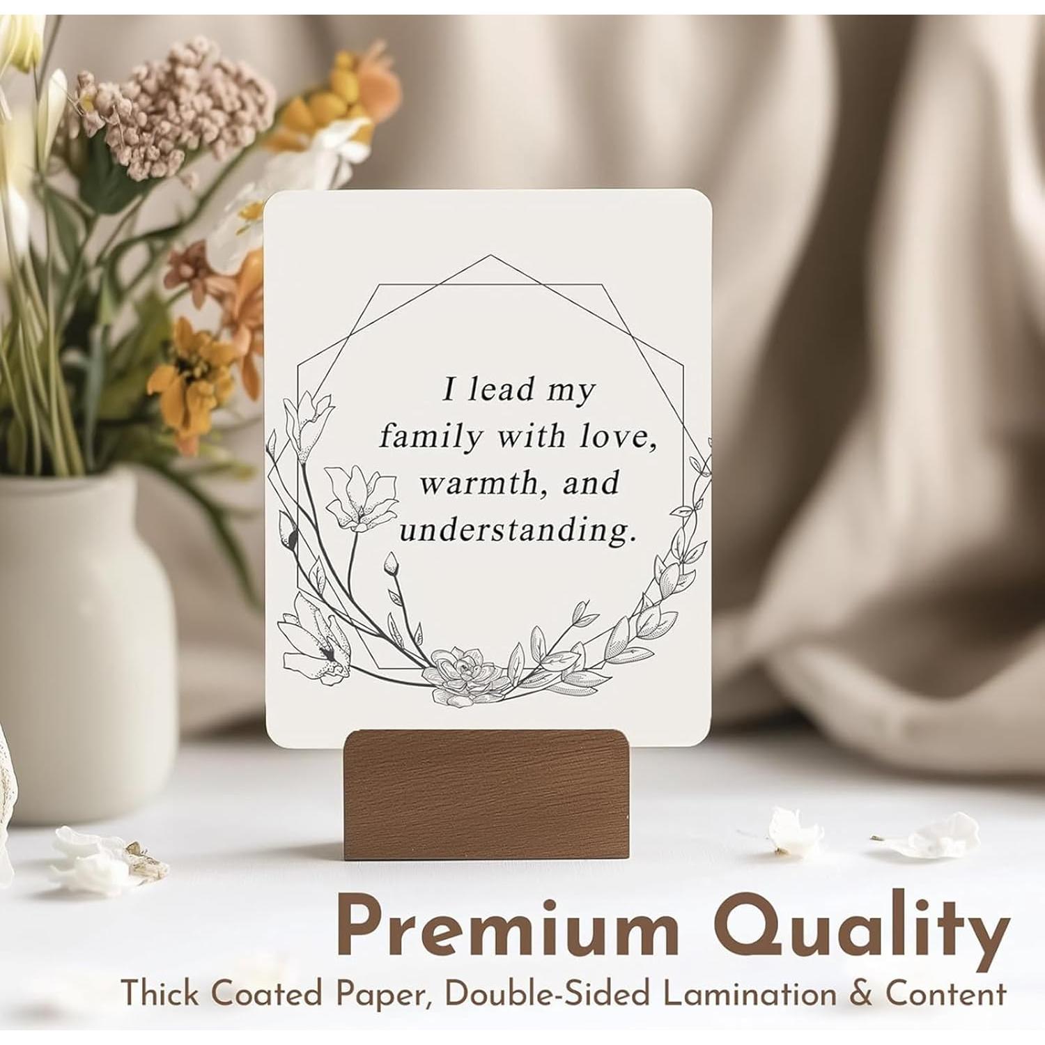 Set de 31 Tarjetas de Afirmación para Mamás - Calidad Premium