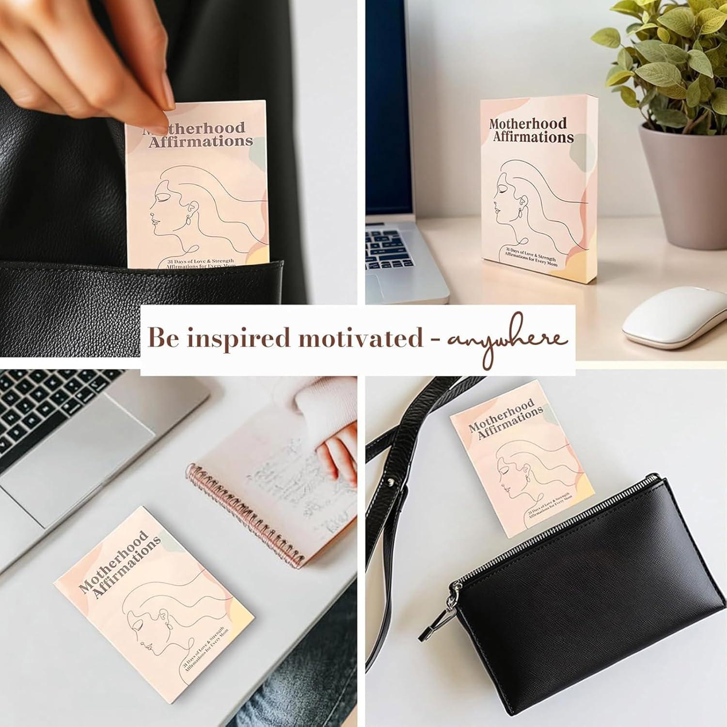 Set de 31 Tarjetas de Afirmación para Mamás - Calidad Premium