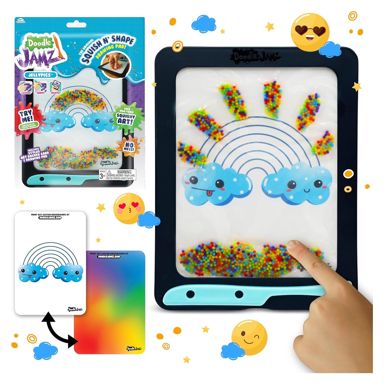 Almohadilla de Dibujo Sensorial Sky Castle JellyPics Arcoíris