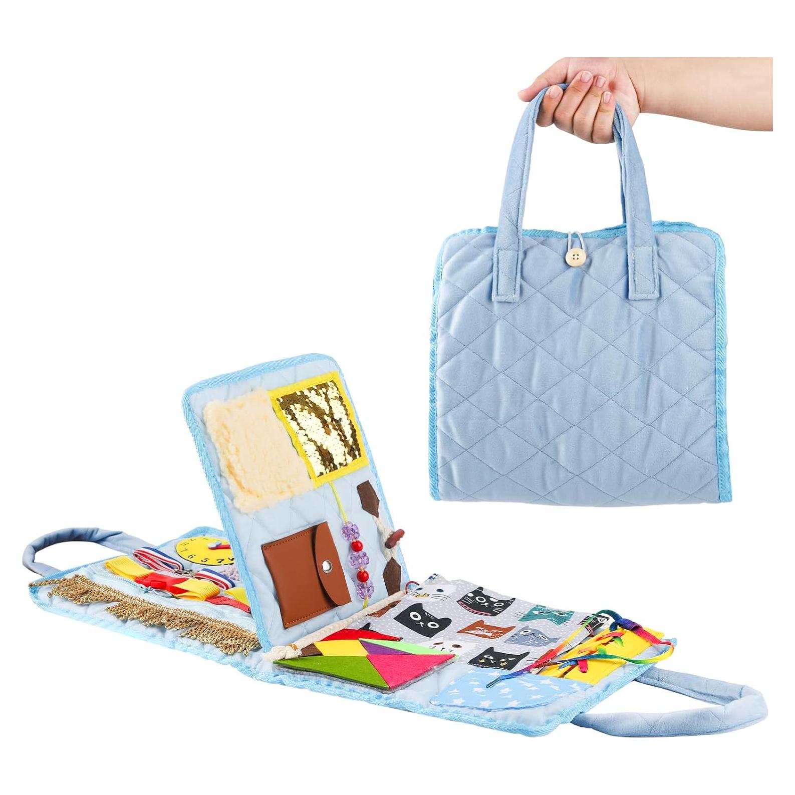 Manta Antiestrés para Demencia HNYG 56x28 cm Actividades