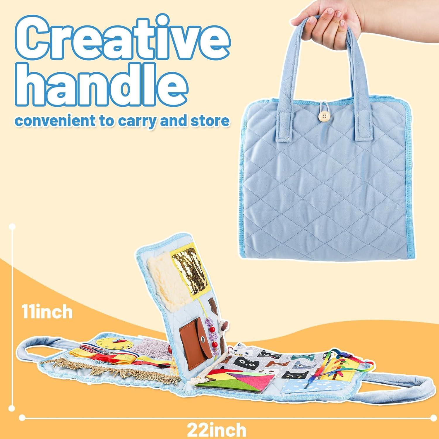 Manta Antiestrés para Demencia HNYG 56x28 cm Actividades