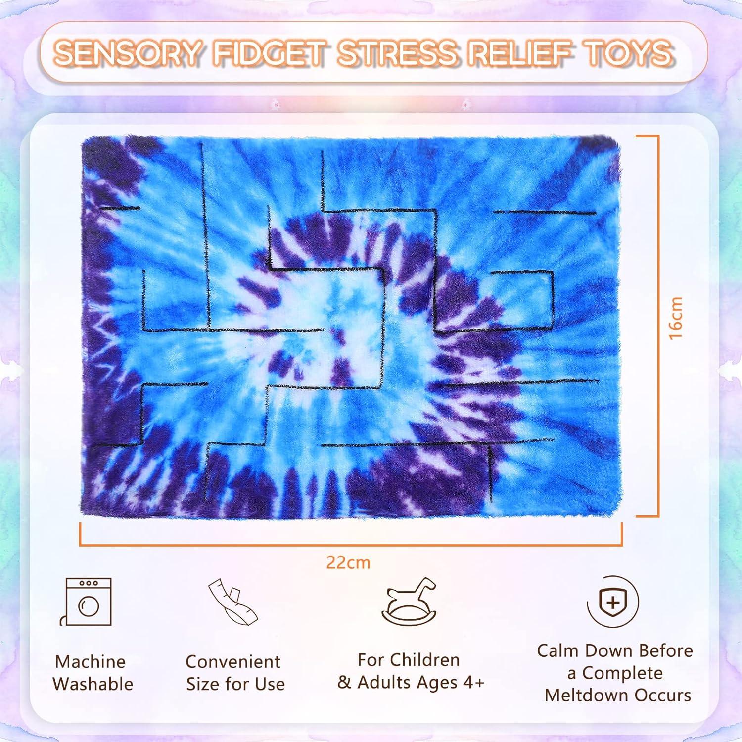 Alfombra Sensorial Antiestrés Youyole Laberinto 22x16 cm