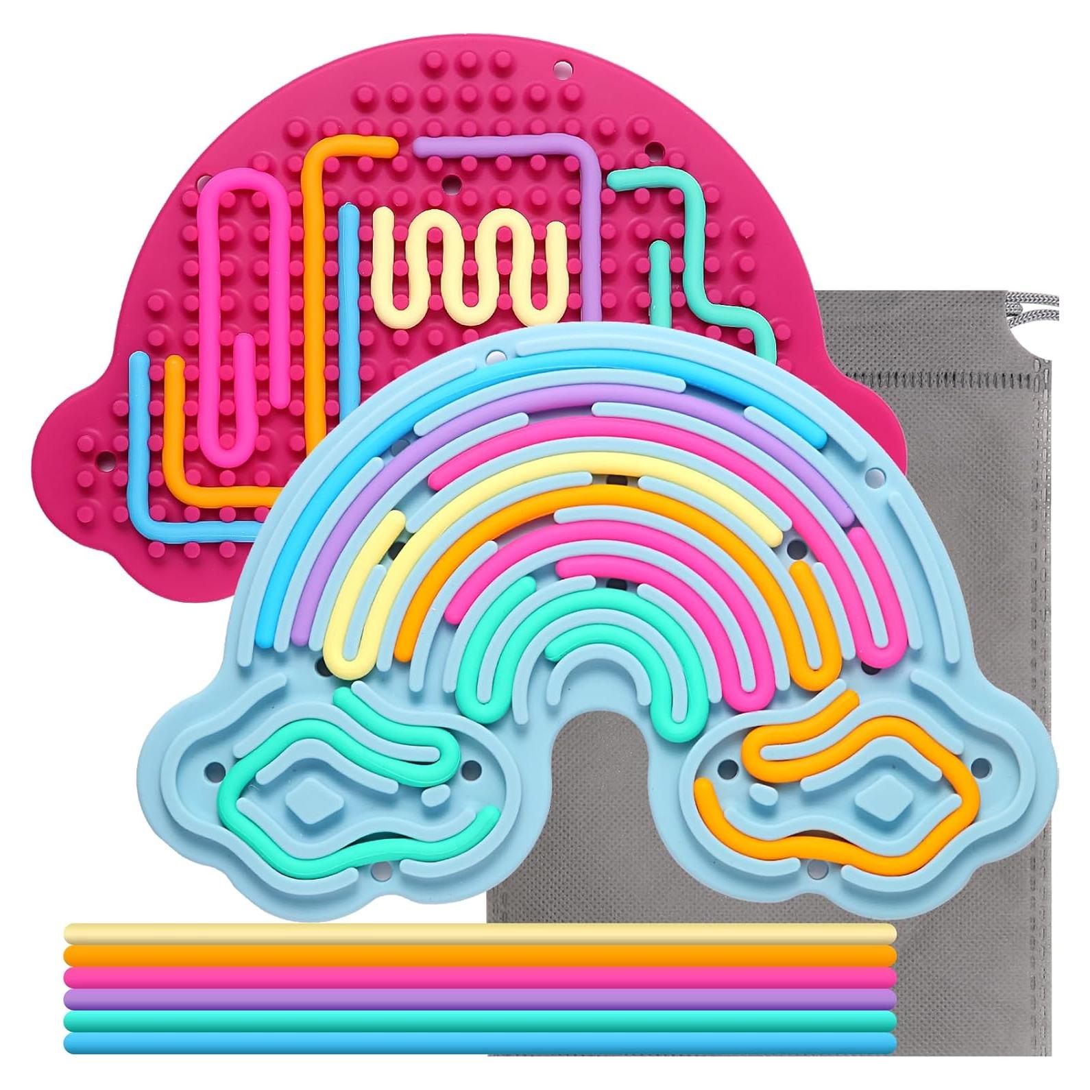 Tableros de Actividad Sensorial FIIOEOY Doble Cara 2 Piezas