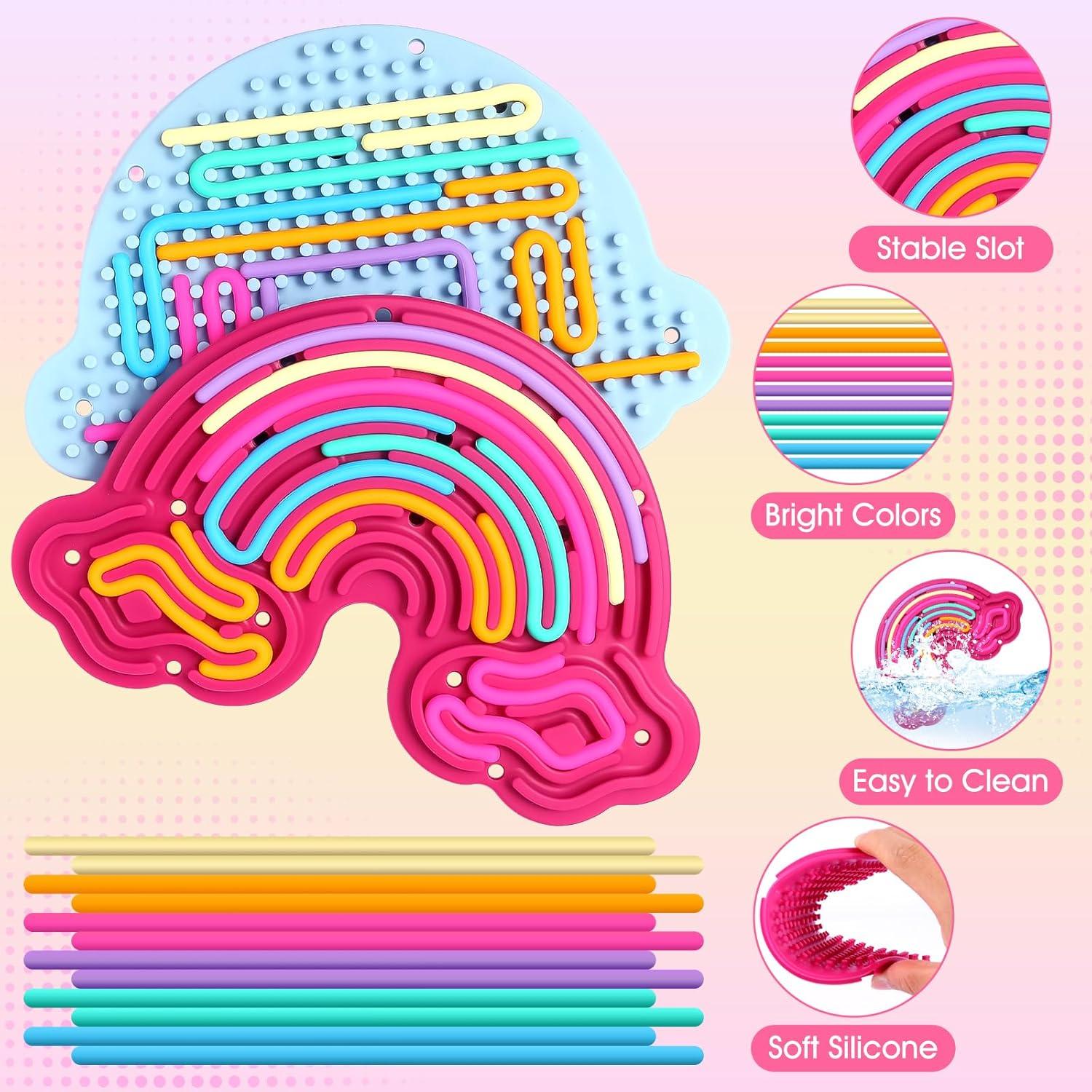 Tableros de Actividad Sensorial FIIOEOY Doble Cara 2 Piezas