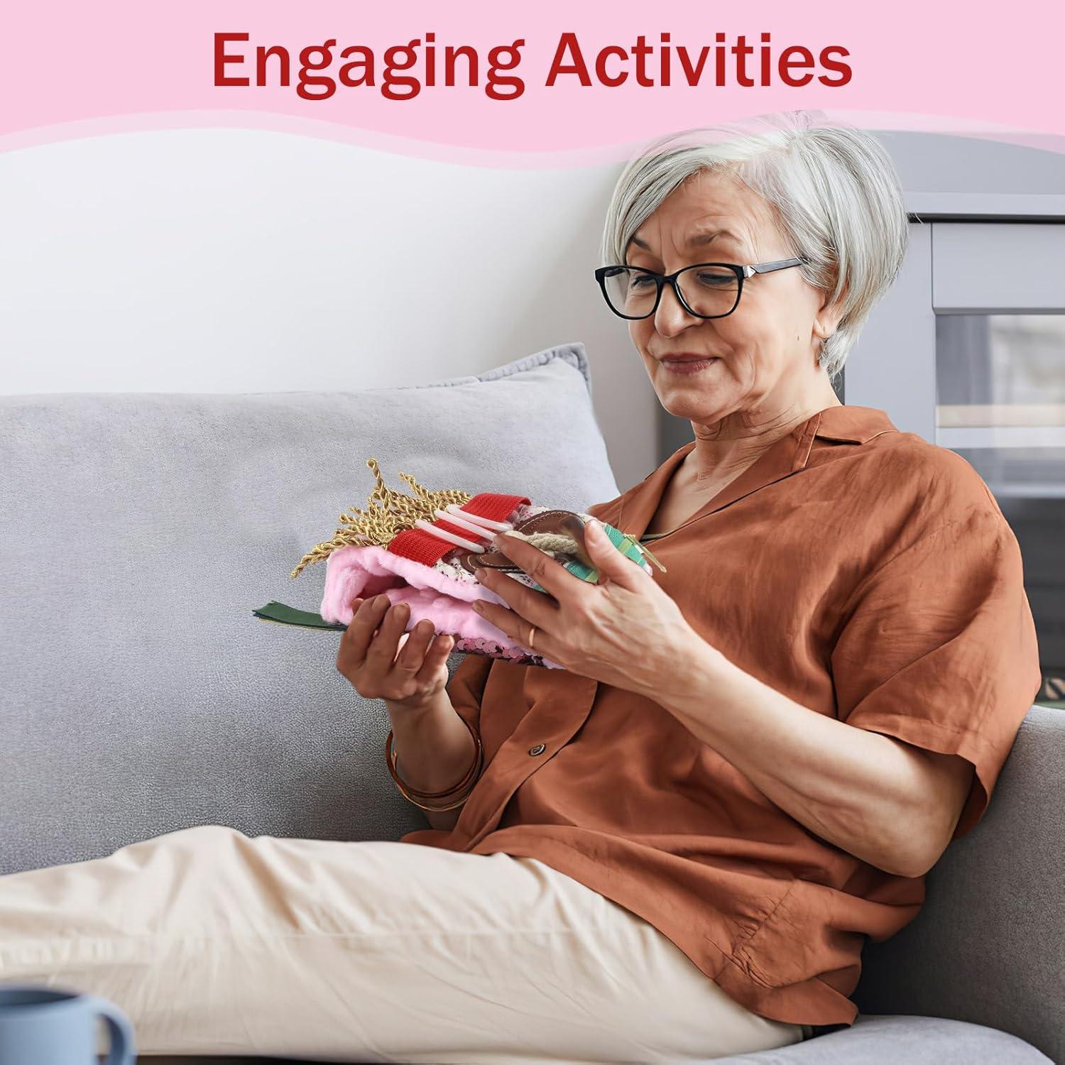 Manta Sensorial para Demencia HNYG 14x31 cm Alivio Ansiedad