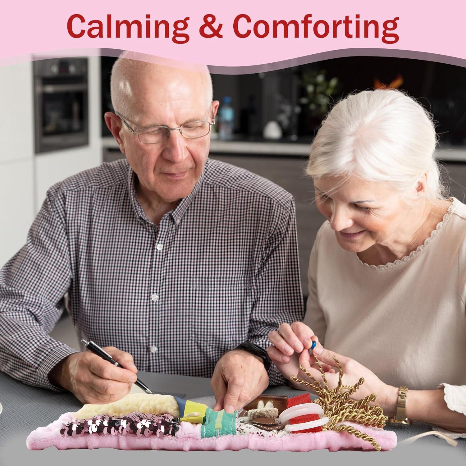 Manta Sensorial para Demencia HNYG 14x31 cm Alivio Ansiedad