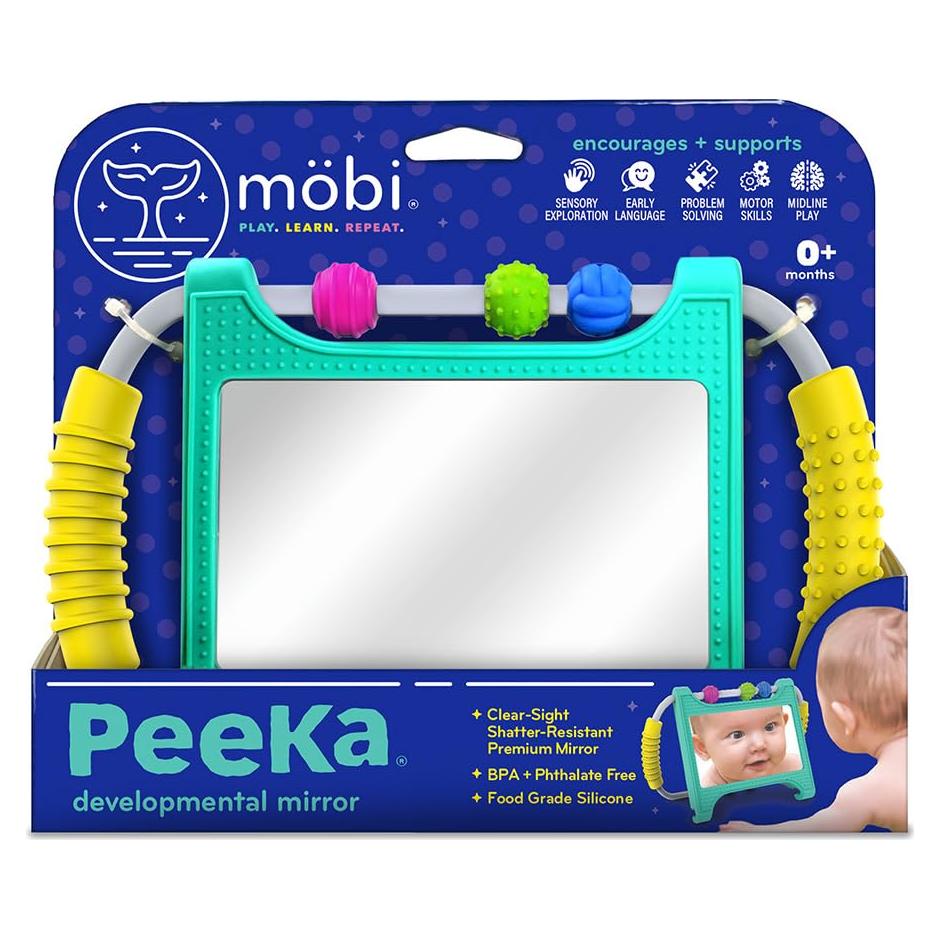 Espejo de Actividad Mobi Peeka - Juguete Montessori Silicona