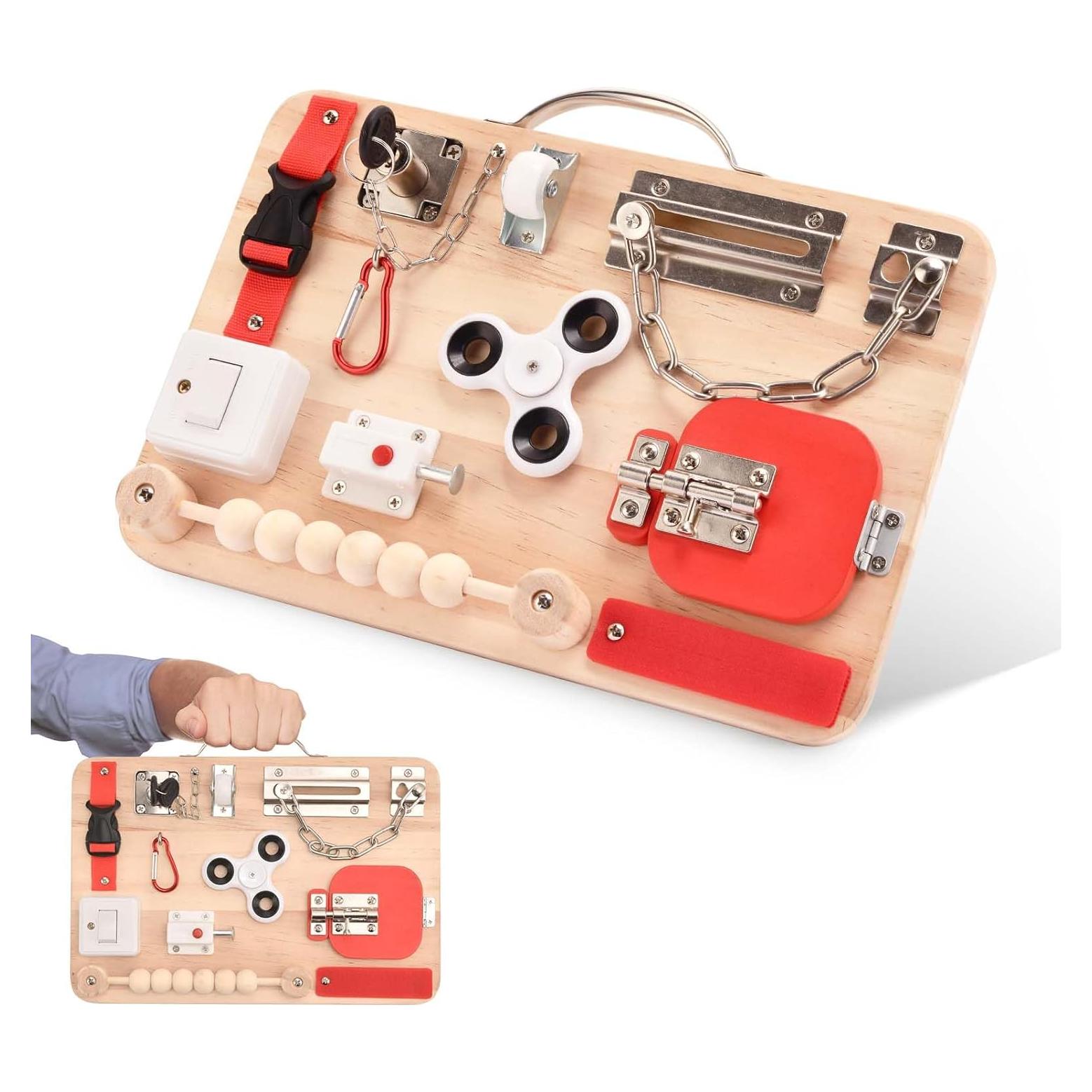 Tablero de Fidget 12 en 1 Potatomato para Demencia y Ansiedad