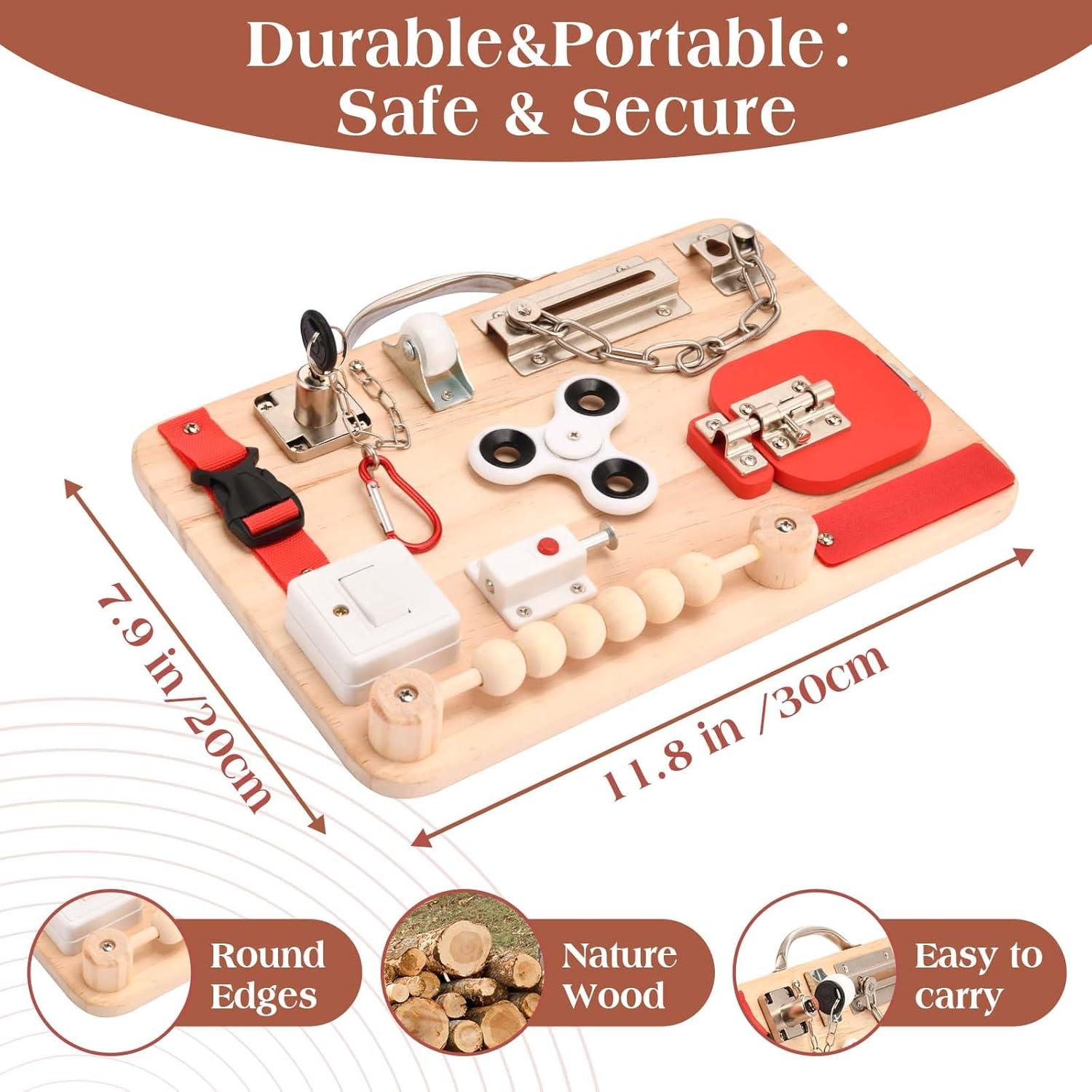 Tablero de Fidget 12 en 1 Potatomato para Demencia y Ansiedad