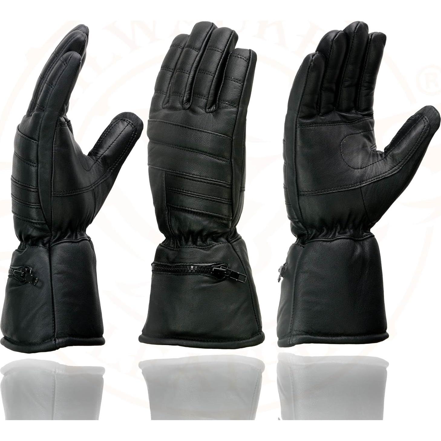 Guantes de moto Milwaukee Leather SH230 con mitón de lluvia