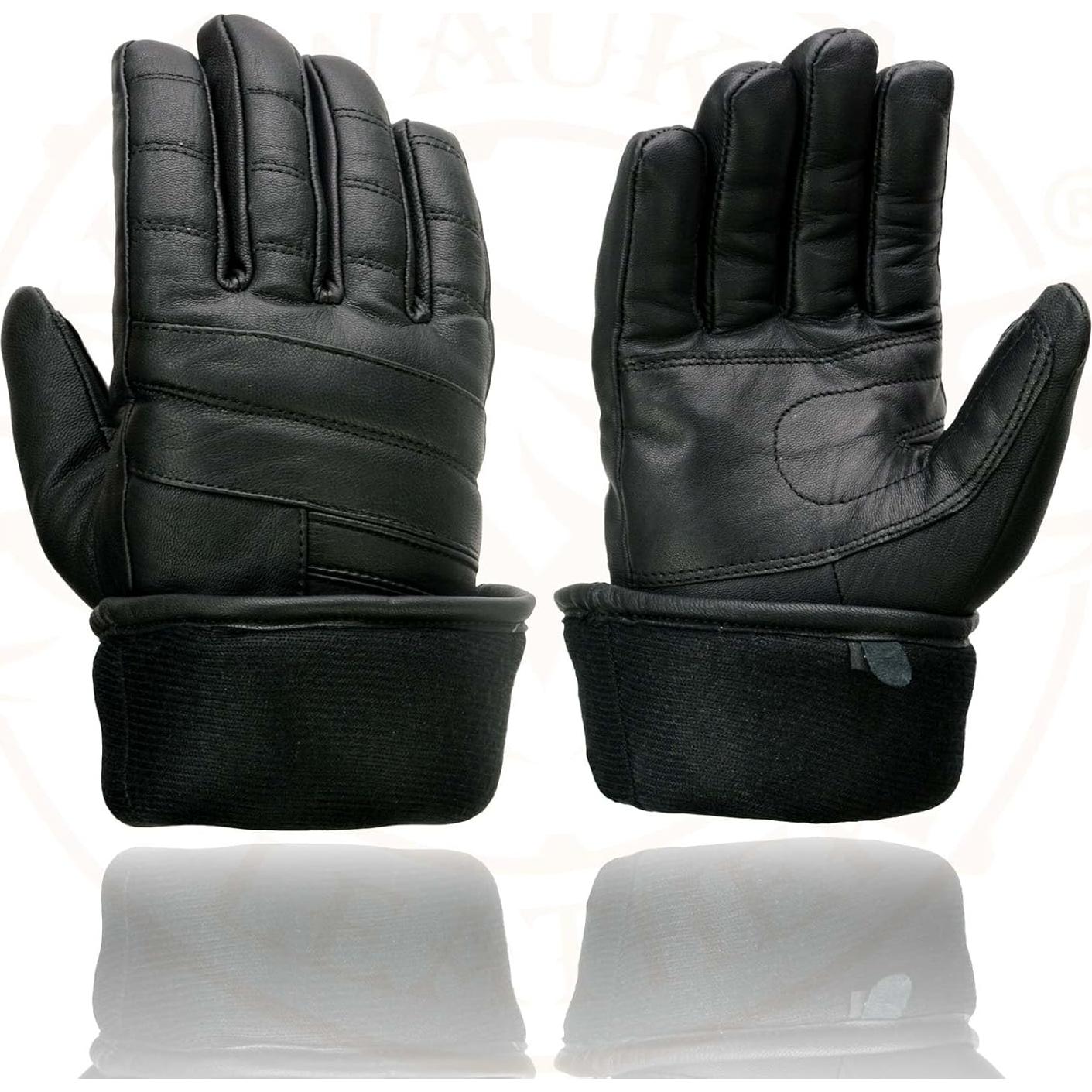Guantes de moto Milwaukee Leather SH230 con mitón de lluvia